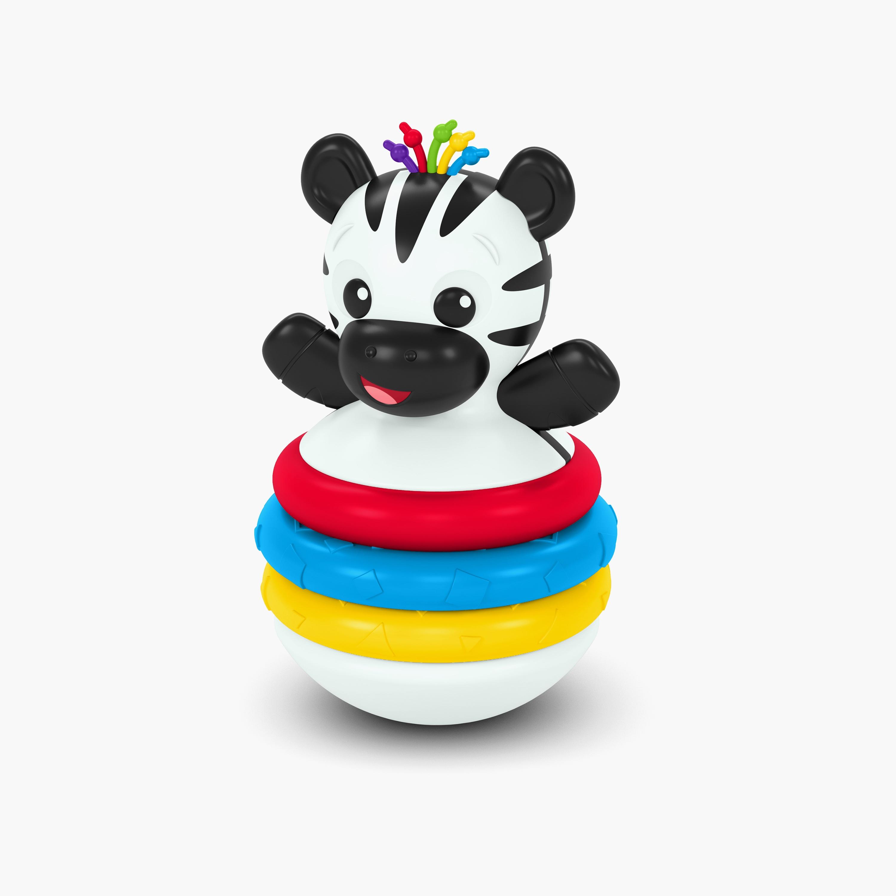 Baby Einstein Stack & Wobble Zen BPA Free Teether Toy-toys-babyandtoddlertoys-stackingandnestingtoys-image-1