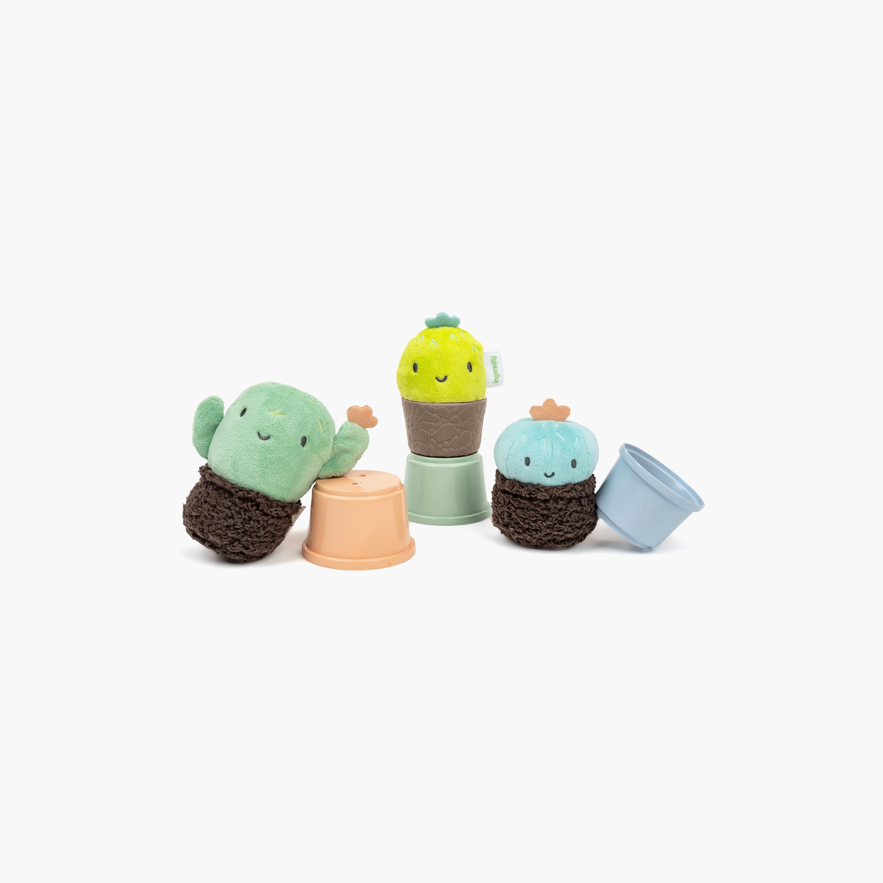 خشخيشة تعشيش هادئة خالية من مادة BFA 3 قطع من إنجوينيتي-toys-babyandtoddlertoys-rattlesandteethers-image-2