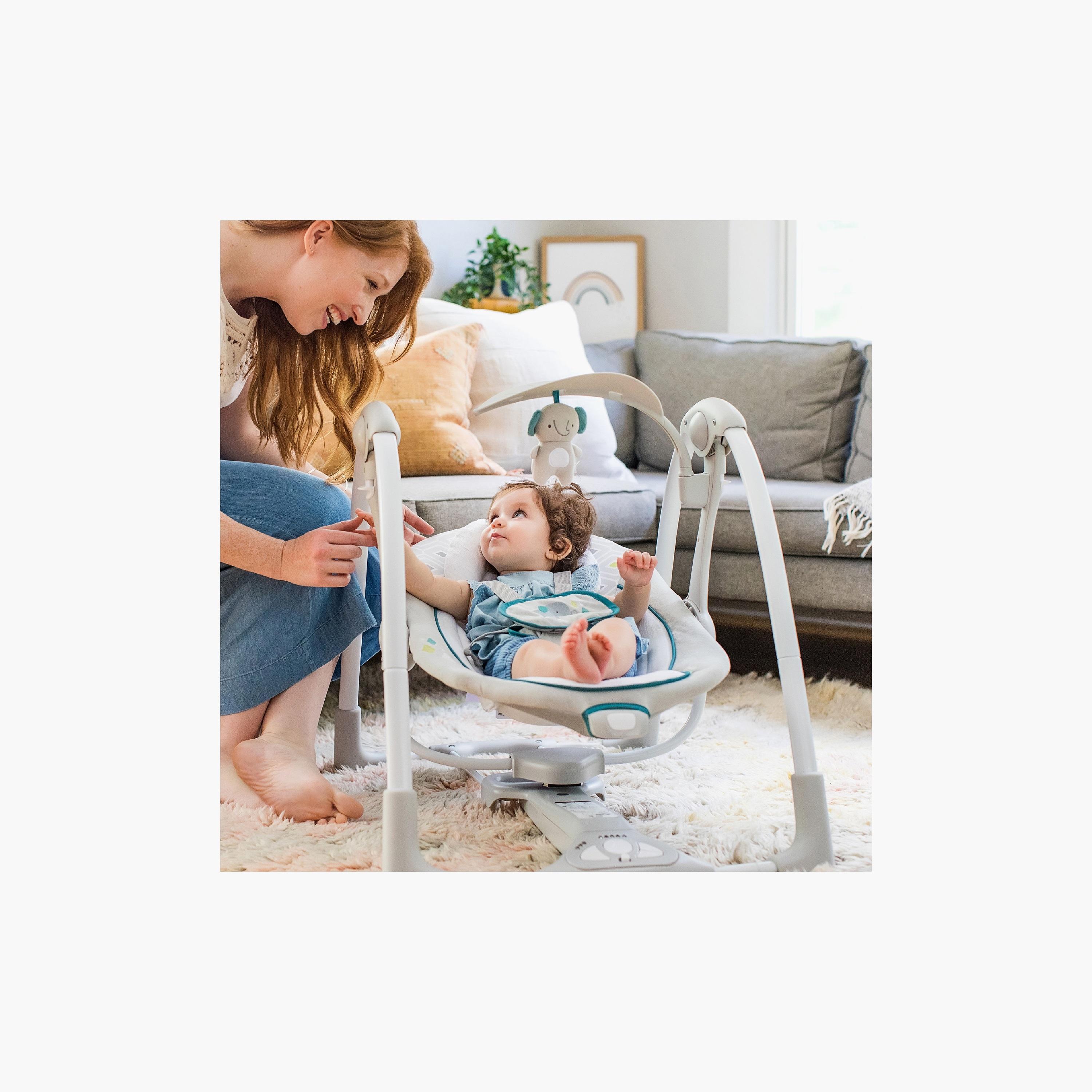 Ingenuity ConvertMe 2-In-1 Compact Portable Swing - Nash-baby-infantactivity-swings-image-5