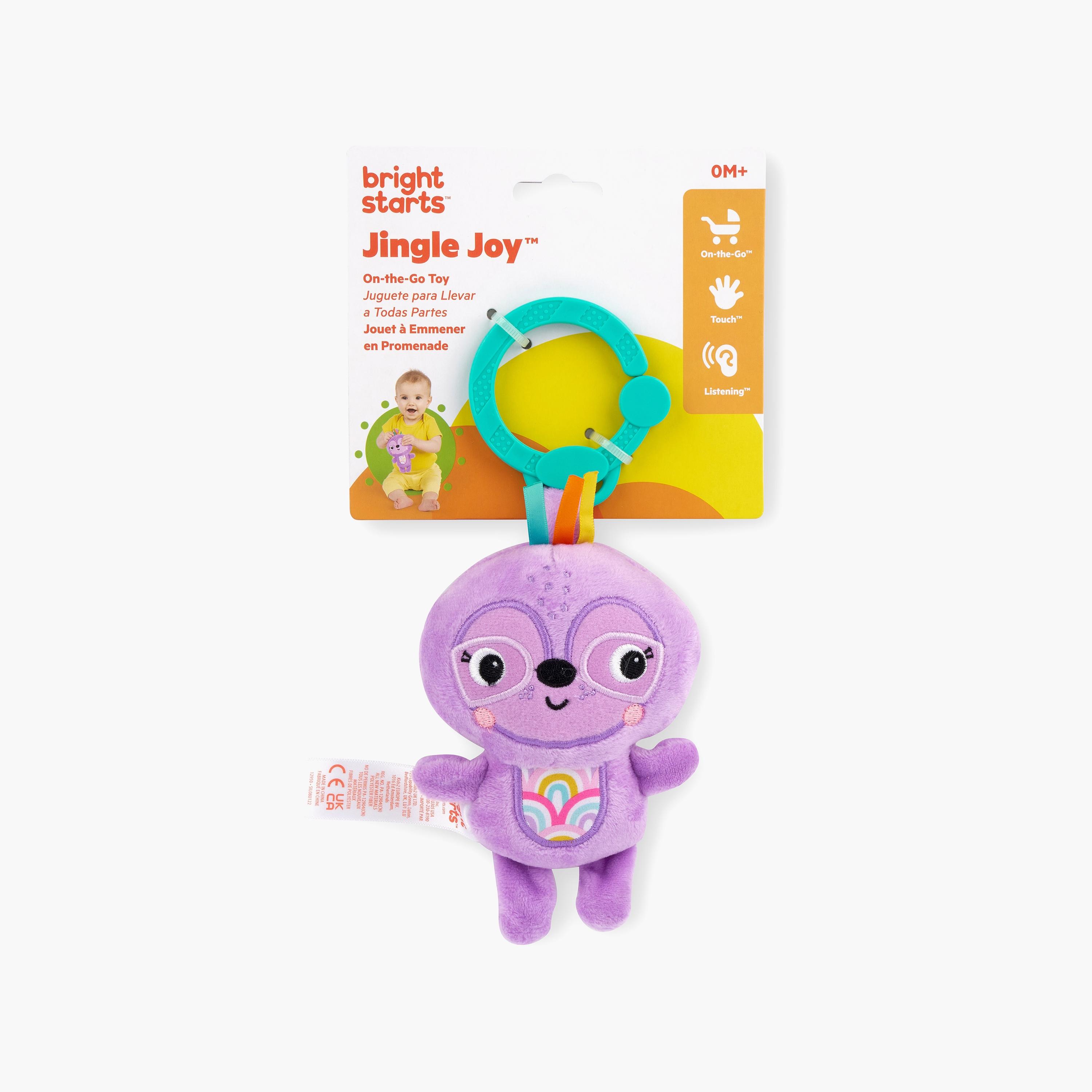 Bright Starts Jingle Joy Reach & Rattle Toy - Purple-toys-babyandtoddlertoys-strollertoys-image-5