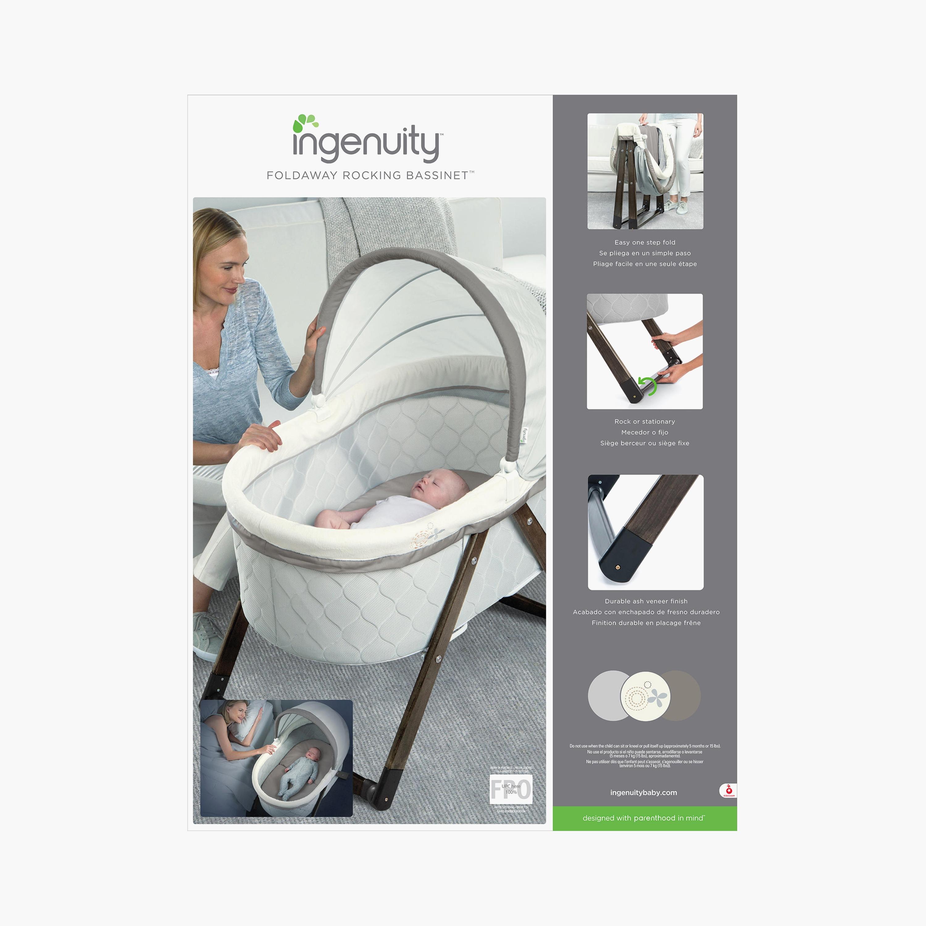 Fold away bassinet deals