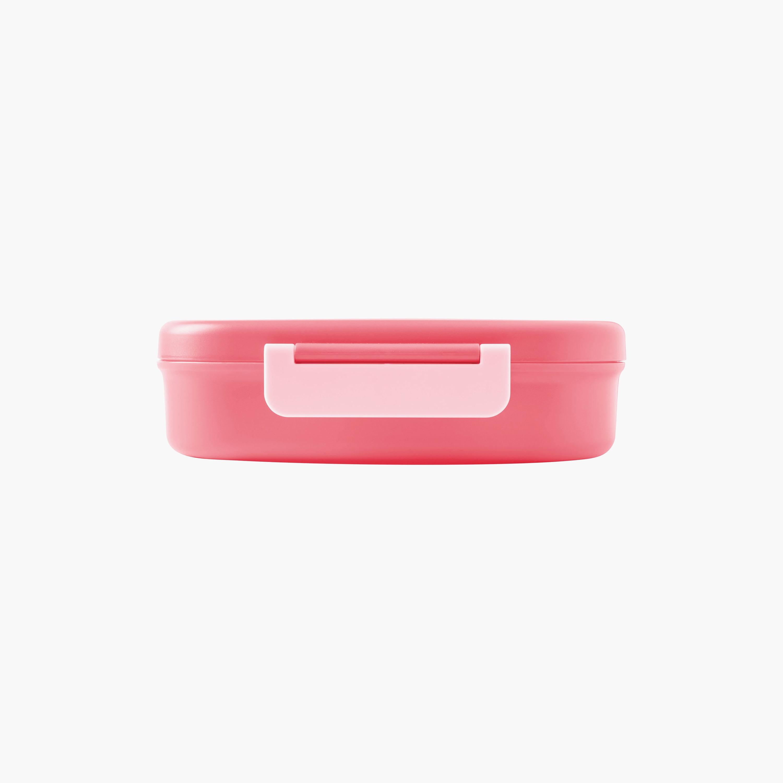 صندوق غداء بينتو مع صينية قابلة للإزالة من ستيفن جوزيف - حورية البحر - وردي داكن-school-lunchessentials-lunchboxes-image-3