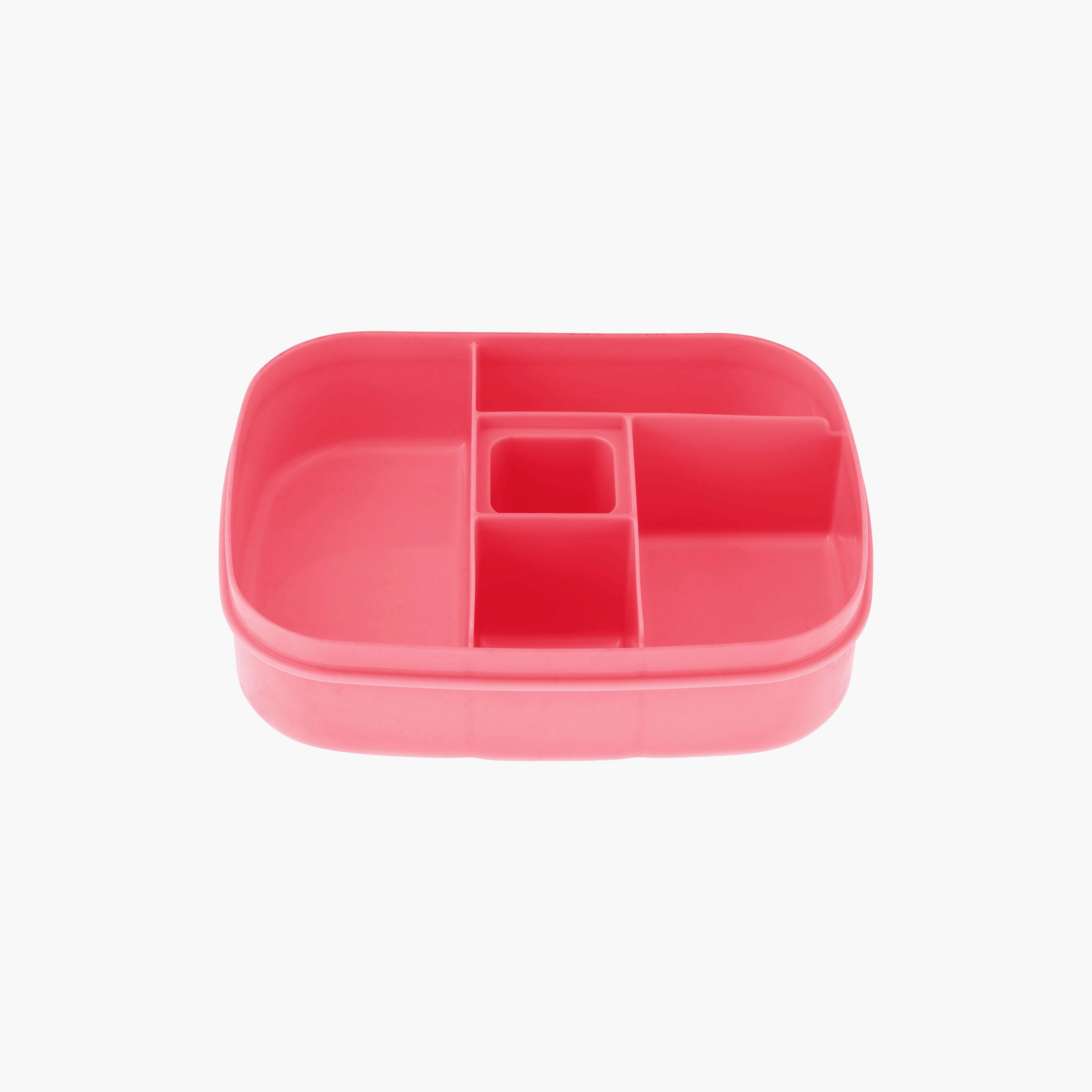 صندوق غداء بينتو مع صينية قابلة للإزالة من ستيفن جوزيف - حورية البحر - وردي داكن-school-lunchessentials-lunchboxes-image-5