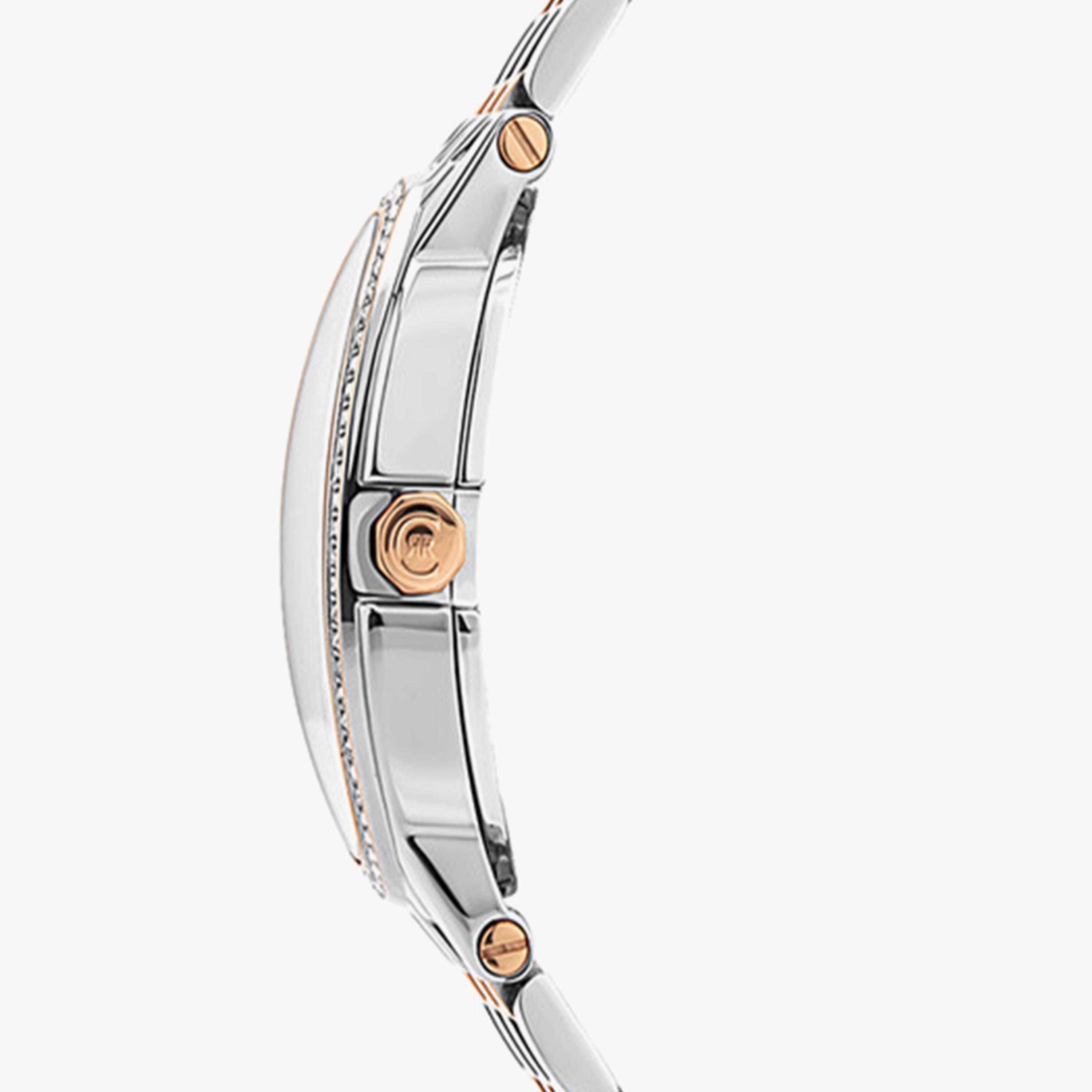 ساعة شيروتي 1881 للسيدات 27 ملم من الستانلس ستيل باللون الفضي والذهبي الوردي | ج CRWM23204-women-watchesandjewellery-watches-image-2