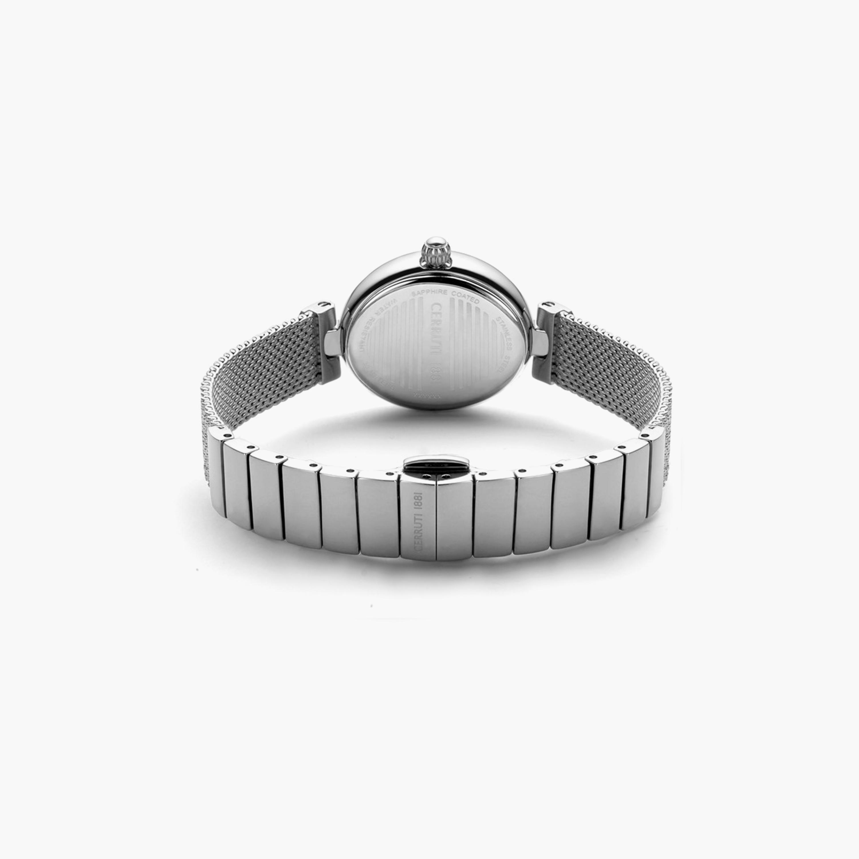 ساعة شيروتي 1881 للسيدات 26 ملم فضية أنالوج من الستانلس ستيل | CIWLG2206501-women-watchesandjewellery-watches-image-3