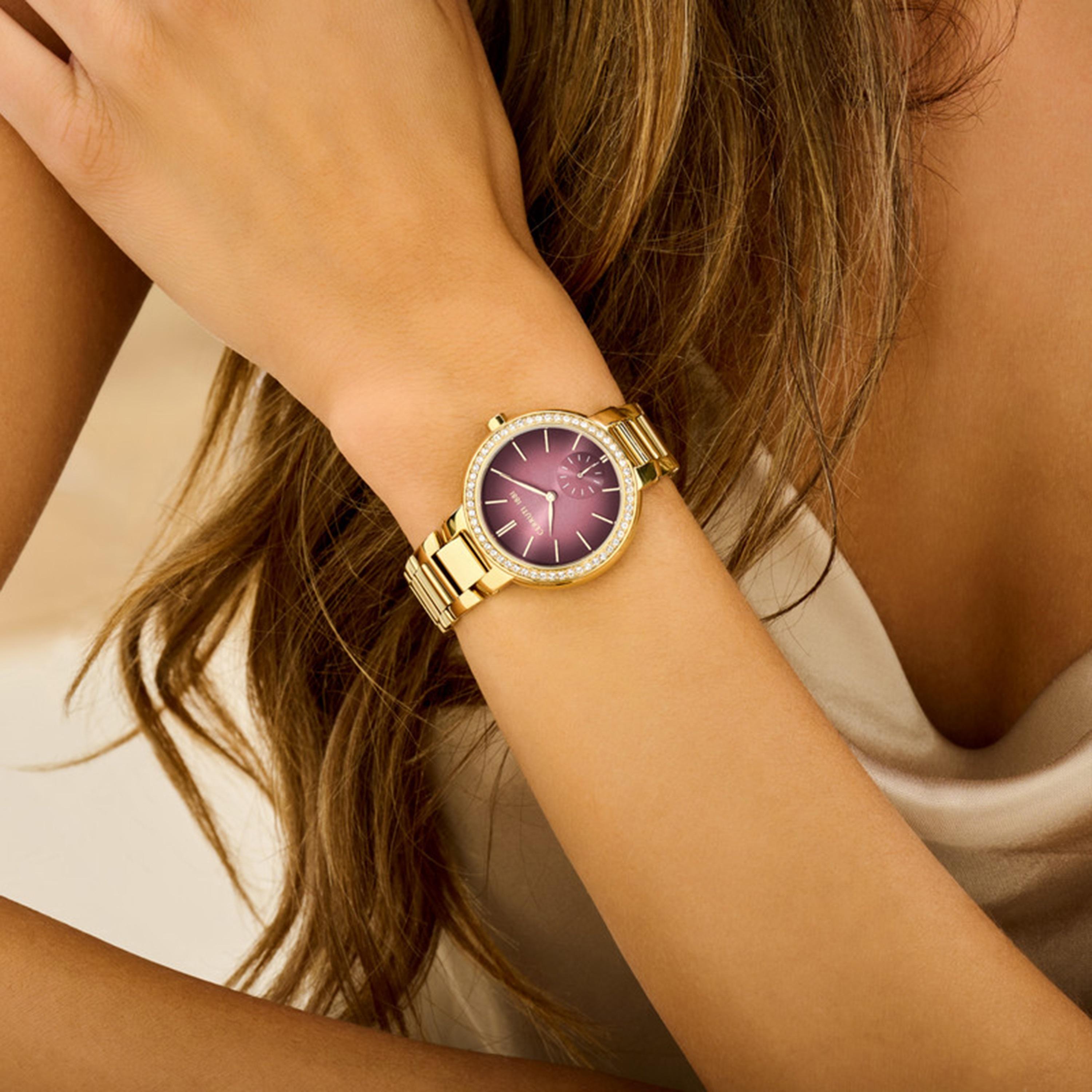 ساعة شيروتي 1881 للسيدات 34 ملم ذهبية تناظرية من الستانلس ستيل | CIWLG2225604-women-watchesandjewellery-watches-image-4
