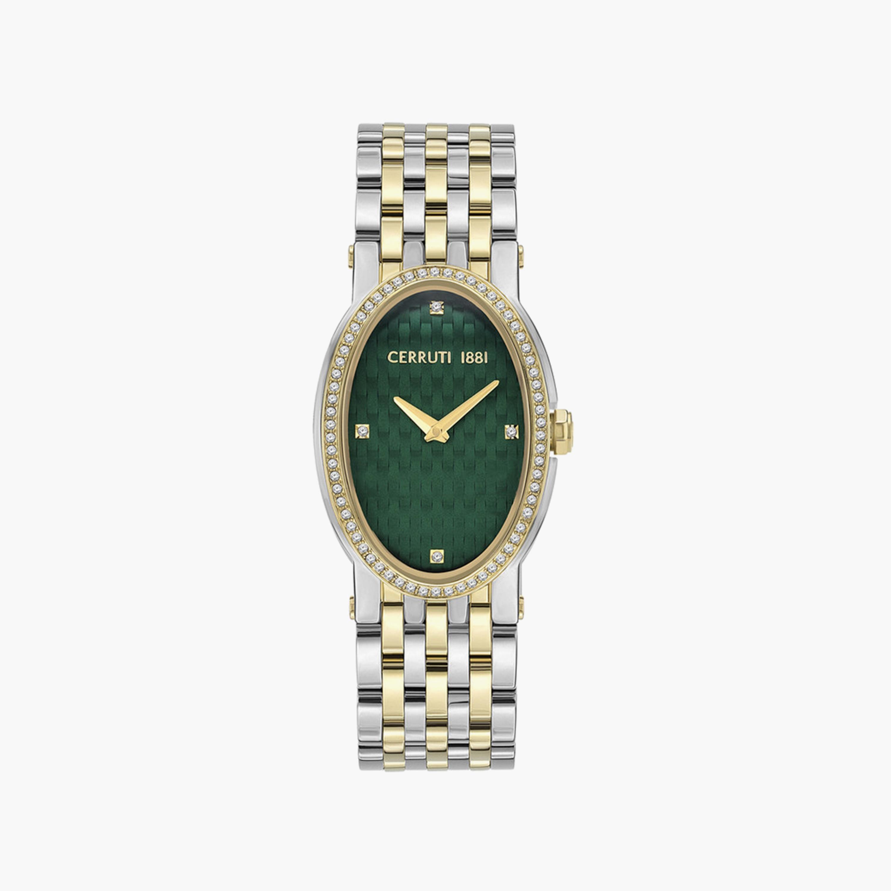 Cerruti 1881 Women's 27 MM Silver and Gold Analog Stainless Steel Watch | C CRWM23205-women-watchesandjewellery-watches-image-1