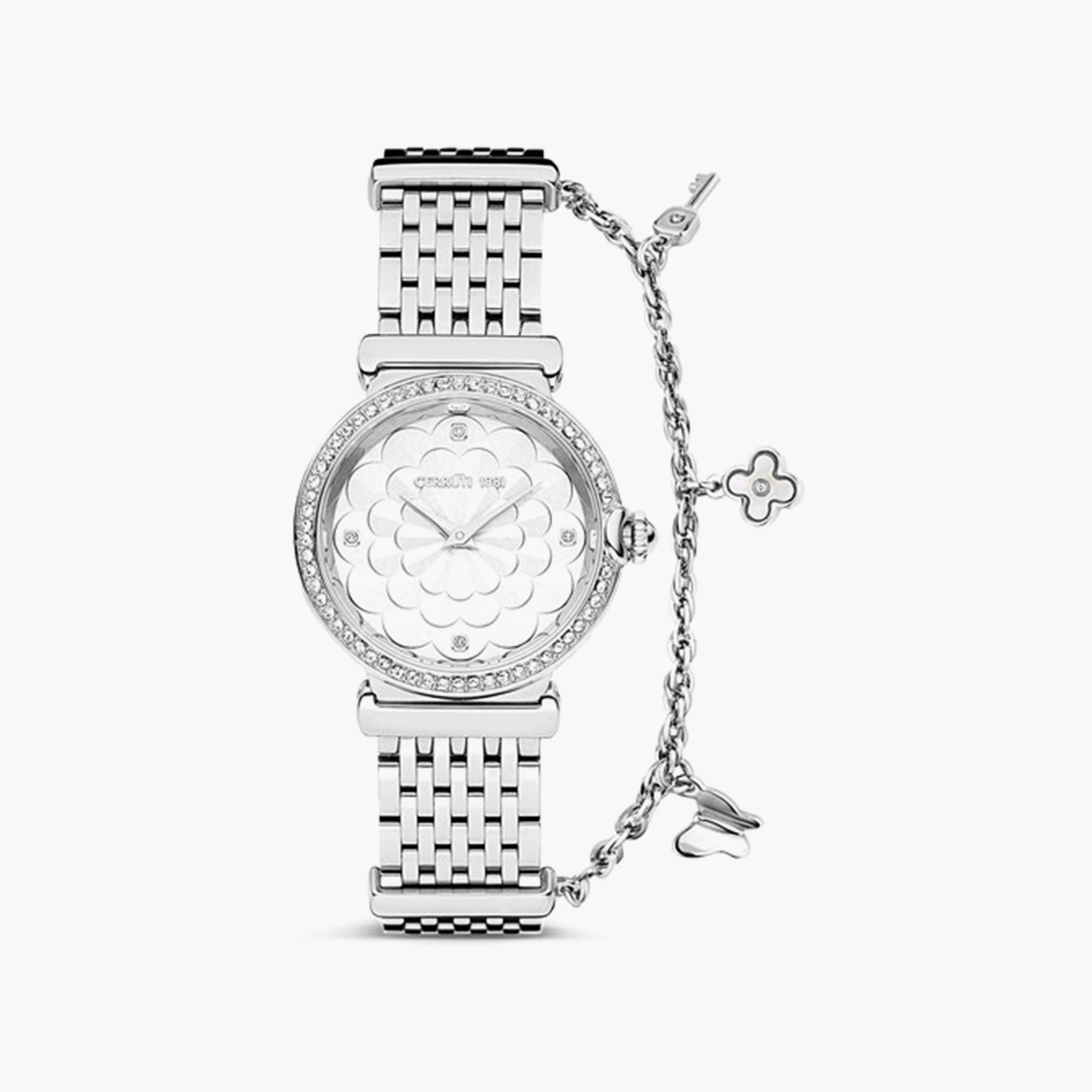 ساعة شيروتي 1881 للسيدات 28 ملم فضية أنالوج من الستانلس ستيل | CIWLG2226201-women-watchesandjewellery-watches-image-1