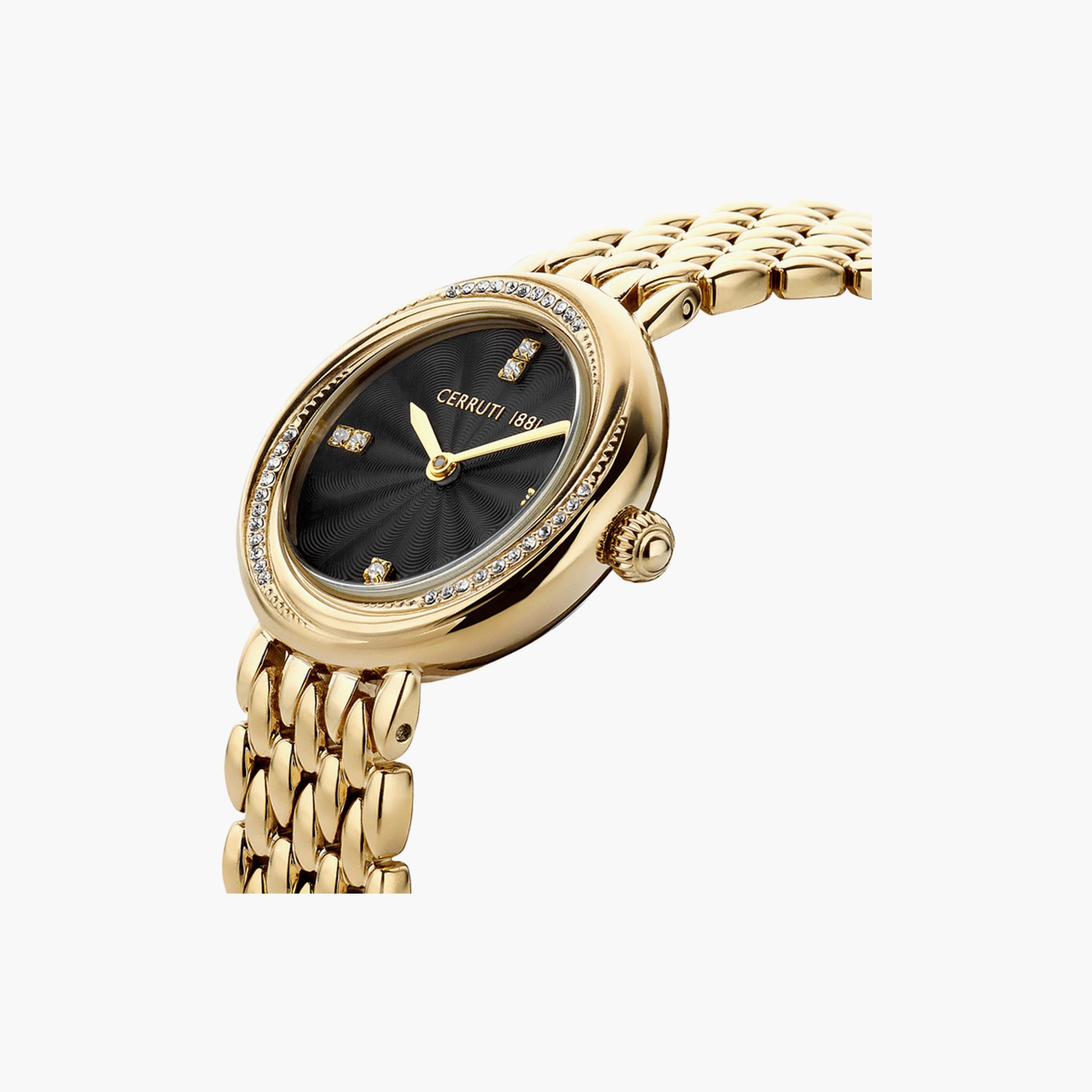 ساعة شيروتي 1881 للسيدات 30 ملم ذهبية تناظرية من الستانلس ستيل | CIWLG2207003-women-watchesandjewellery-watches-image-2