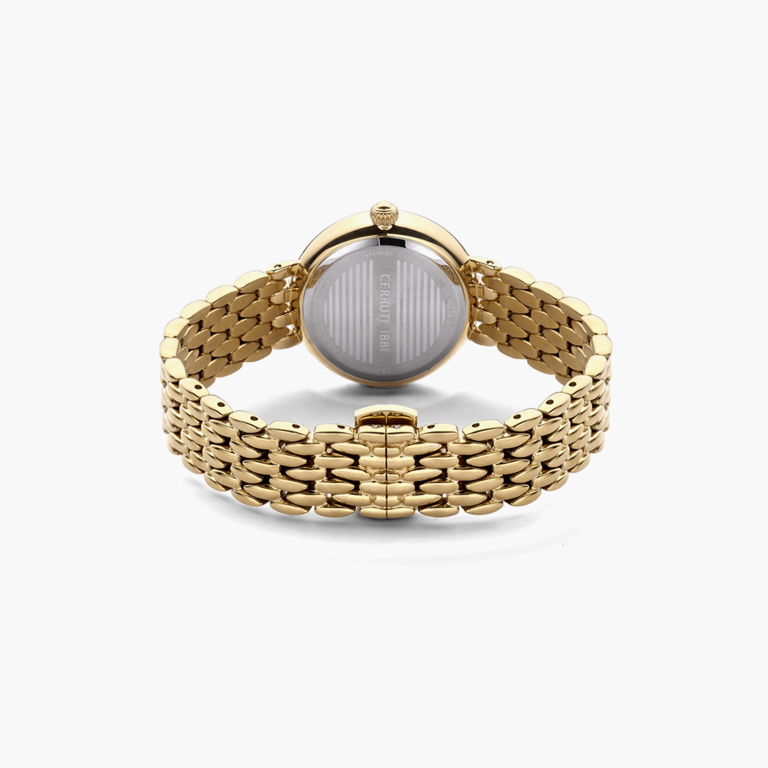 ساعة شيروتي 1881 للسيدات 30 ملم ذهبية تناظرية من الستانلس ستيل | CIWLG2207003-women-watchesandjewellery-watches-image-3