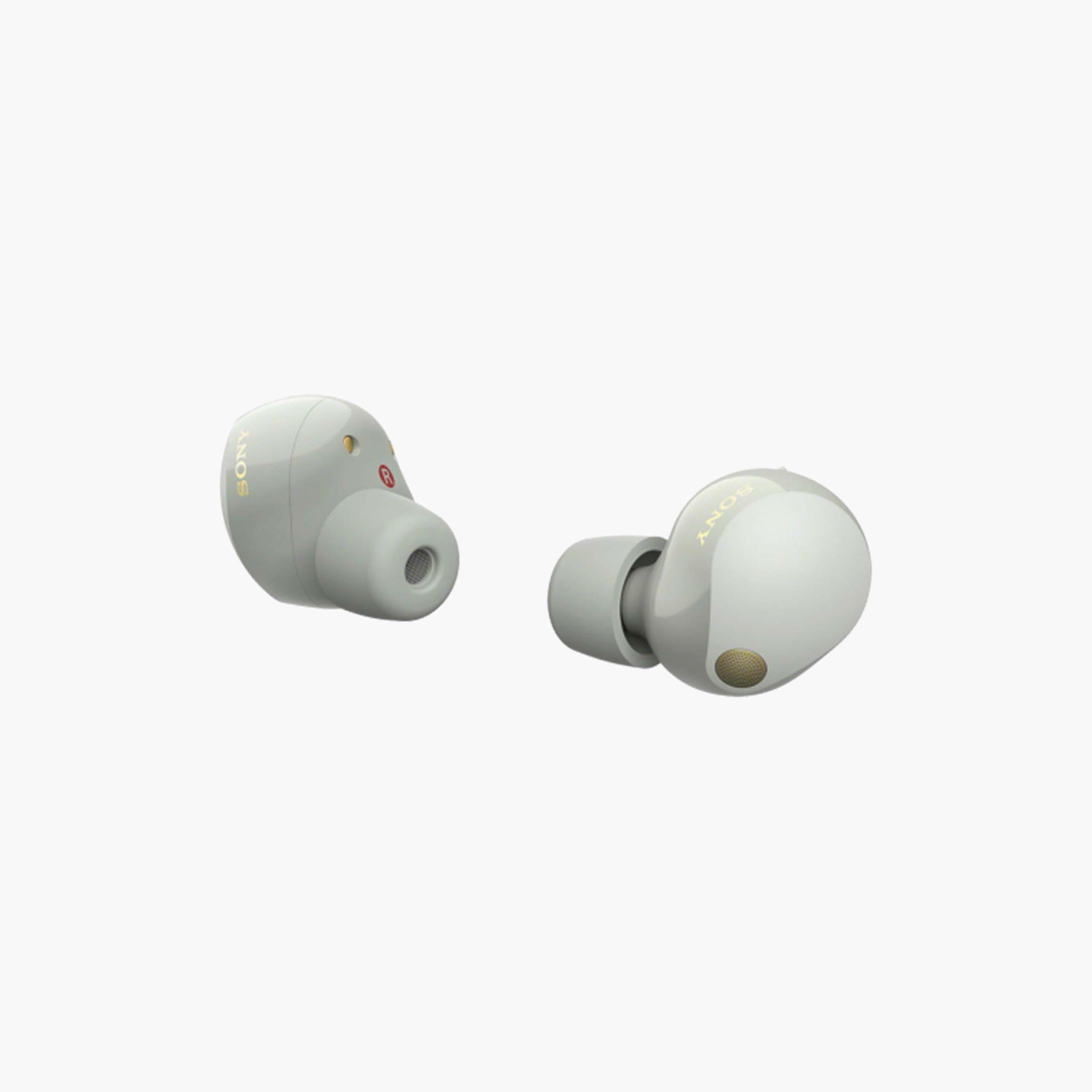 سماعات داخل الاذن من سوني تي دبليو اس المانعة للضوضاء باللون الفضي | WF1000XM5-S-electronics-headphonesandearphones-image-2