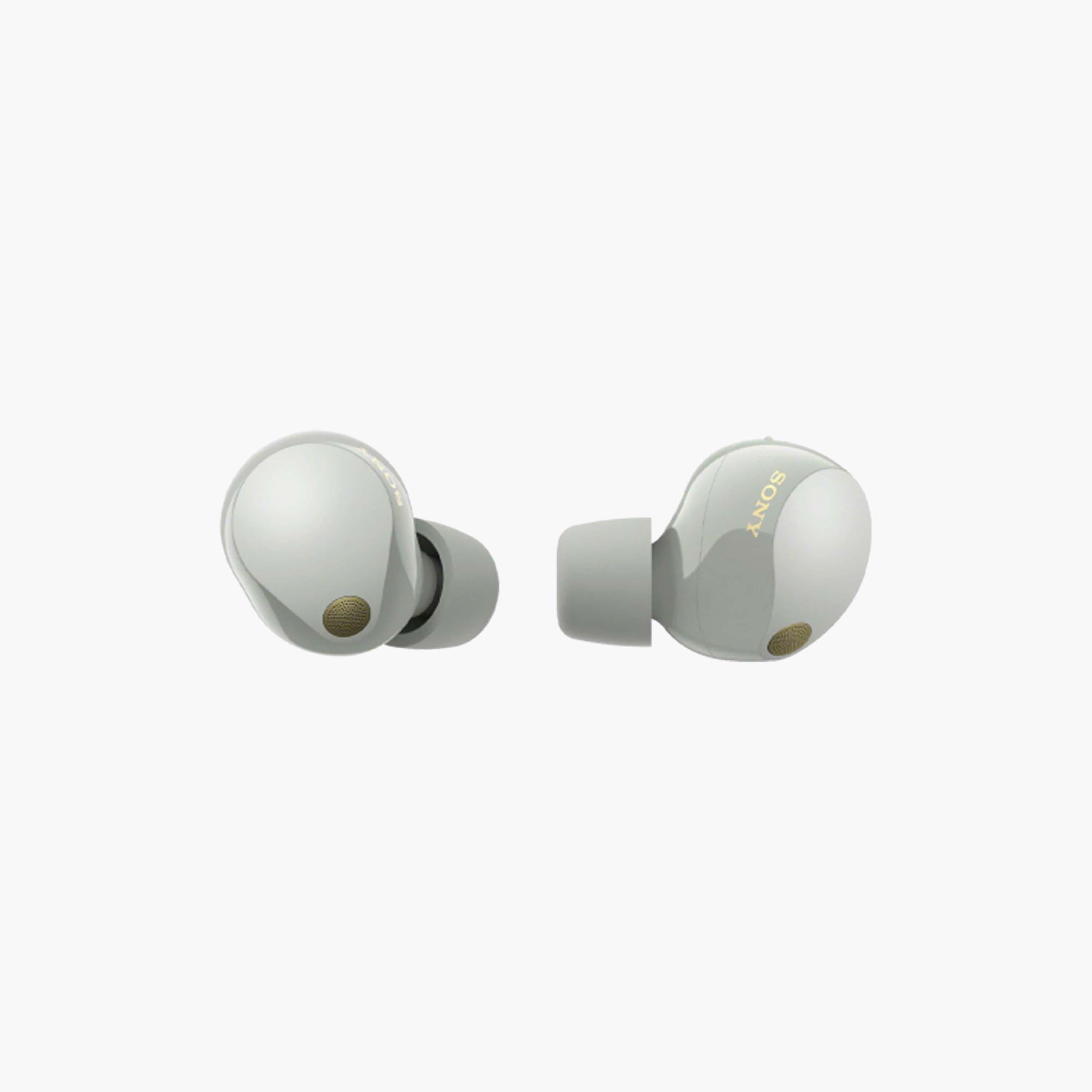 سماعات داخل الاذن من سوني تي دبليو اس المانعة للضوضاء باللون الفضي | WF1000XM5-S-electronics-headphonesandearphones-image-3