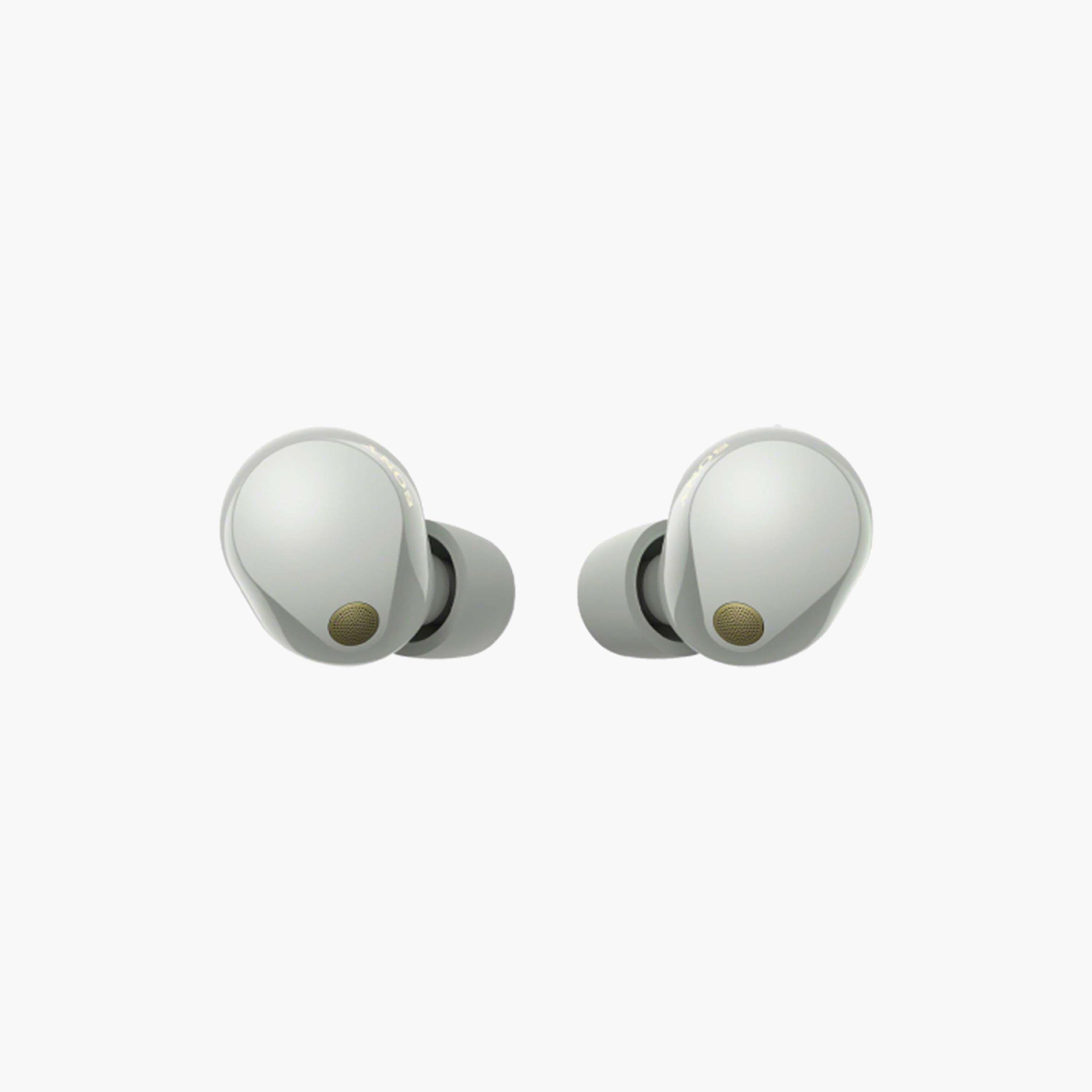 سماعات داخل الاذن من سوني تي دبليو اس المانعة للضوضاء باللون الفضي | WF1000XM5-S-electronics-headphonesandearphones-image-4