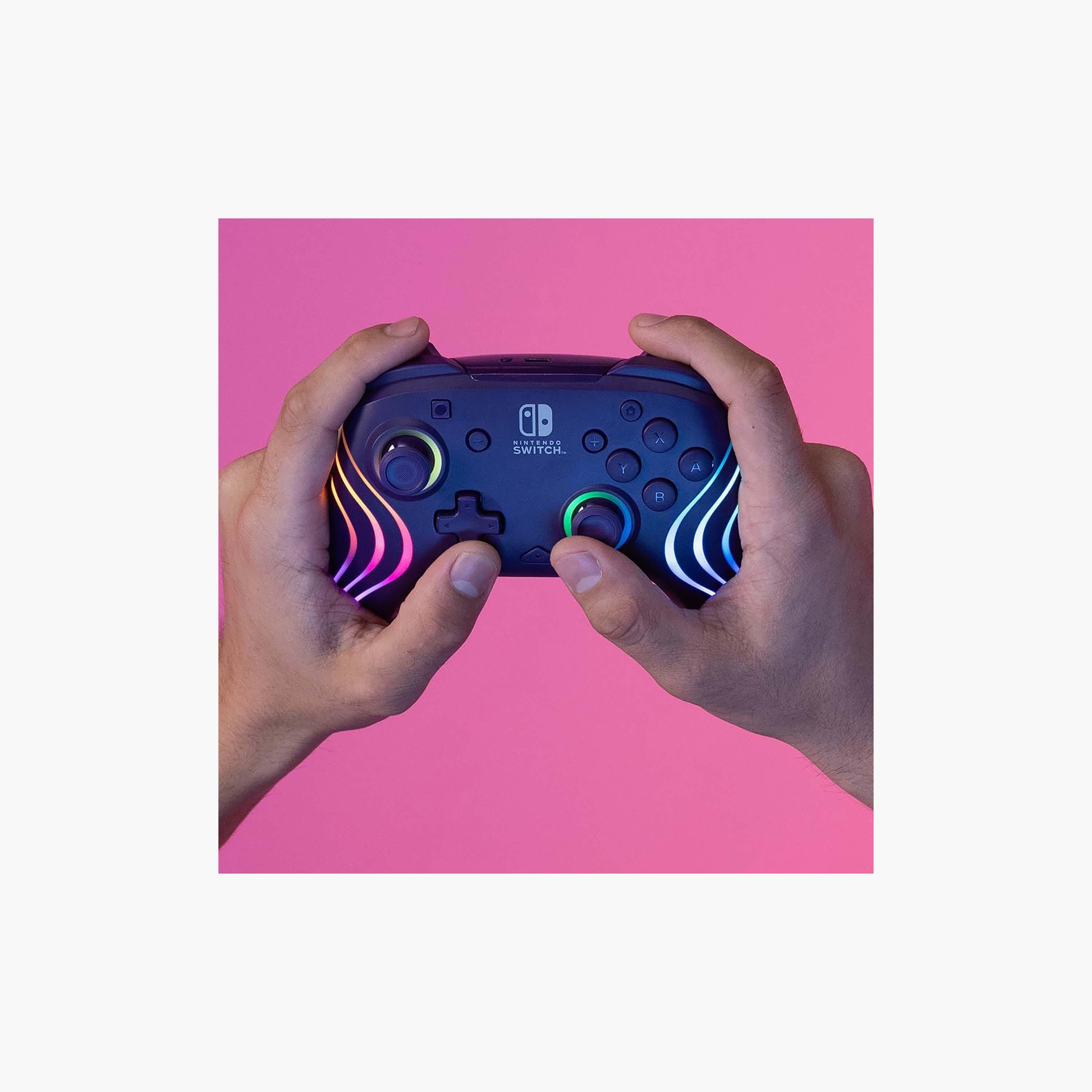 Shop PDP Nintendo Switch Afterglow Wave Wireless Controller
