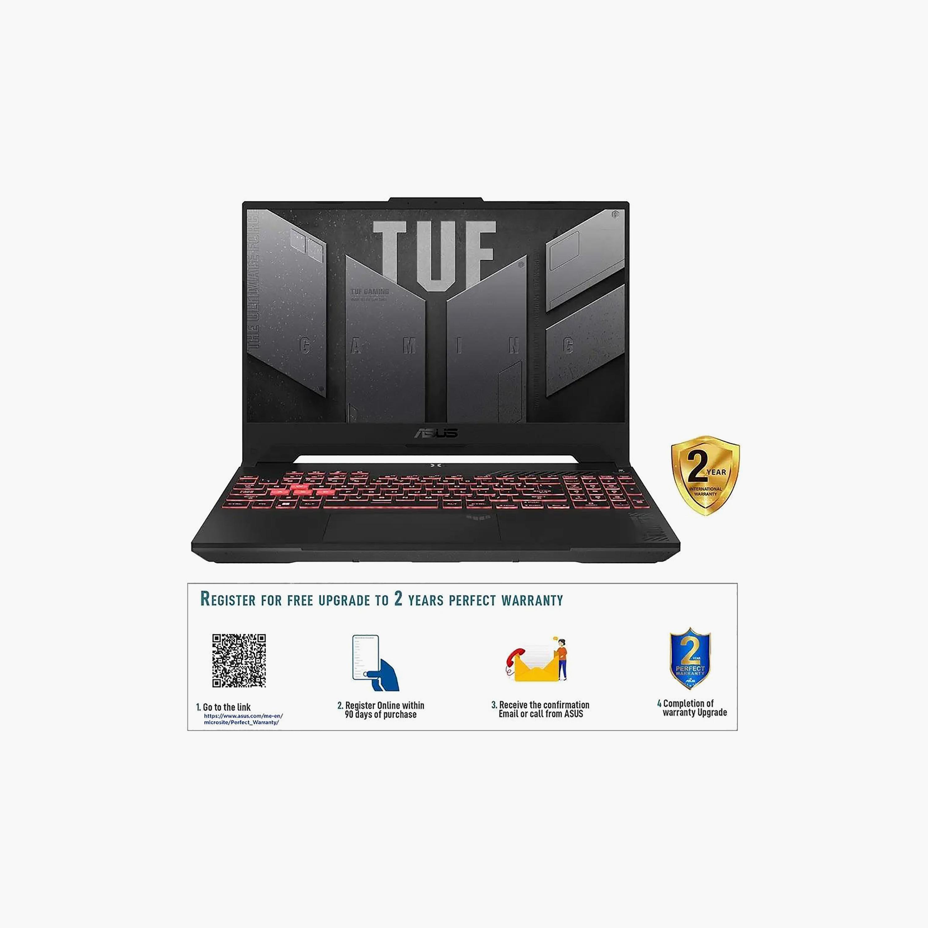 لاب توب للألعاب من أسوس تي يو إف جيمنج A15 - ايه ام دي رايزن R7-7735HS - ذاكرة وصول عشوائي (رام) سعة 16 جيجابايت - محرك أقراص اس اس دي بسعة 512 جيجابايت | FA507NV-LP023W-electronics-laptops-image-2
