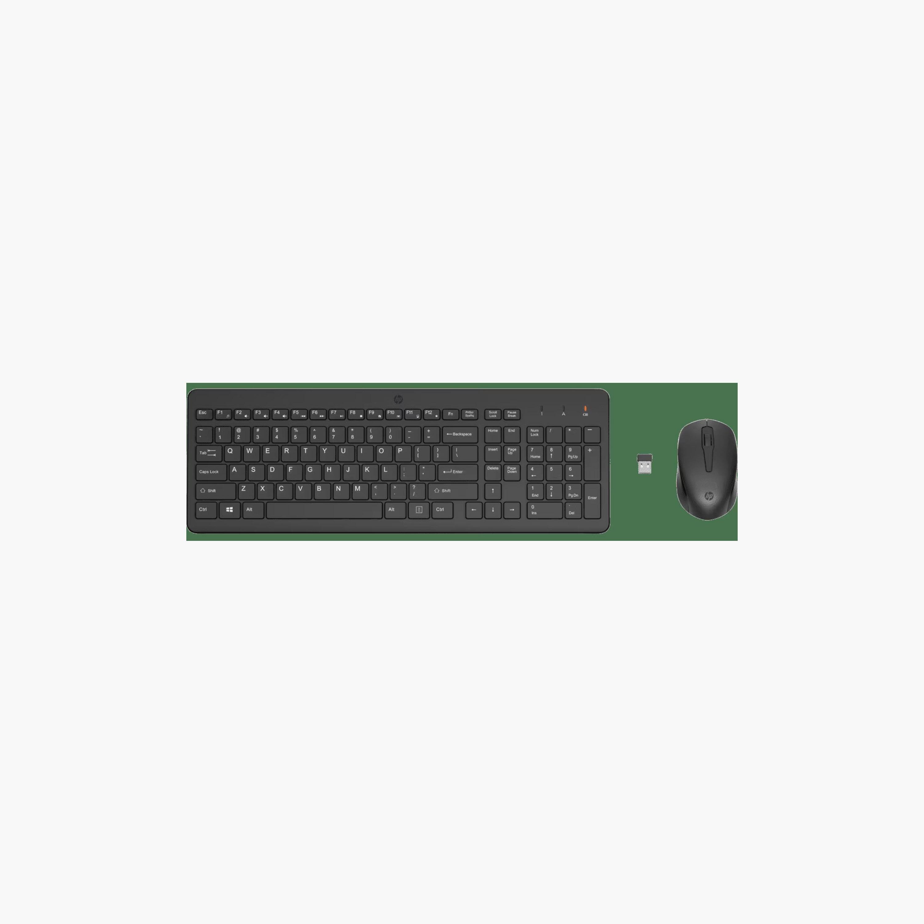 لوحة مفاتيح وماوس لاسلكيان من اتش بي باللون الأسود | 2V9E6AA-electronics-accessories-computeraccesories-image-1