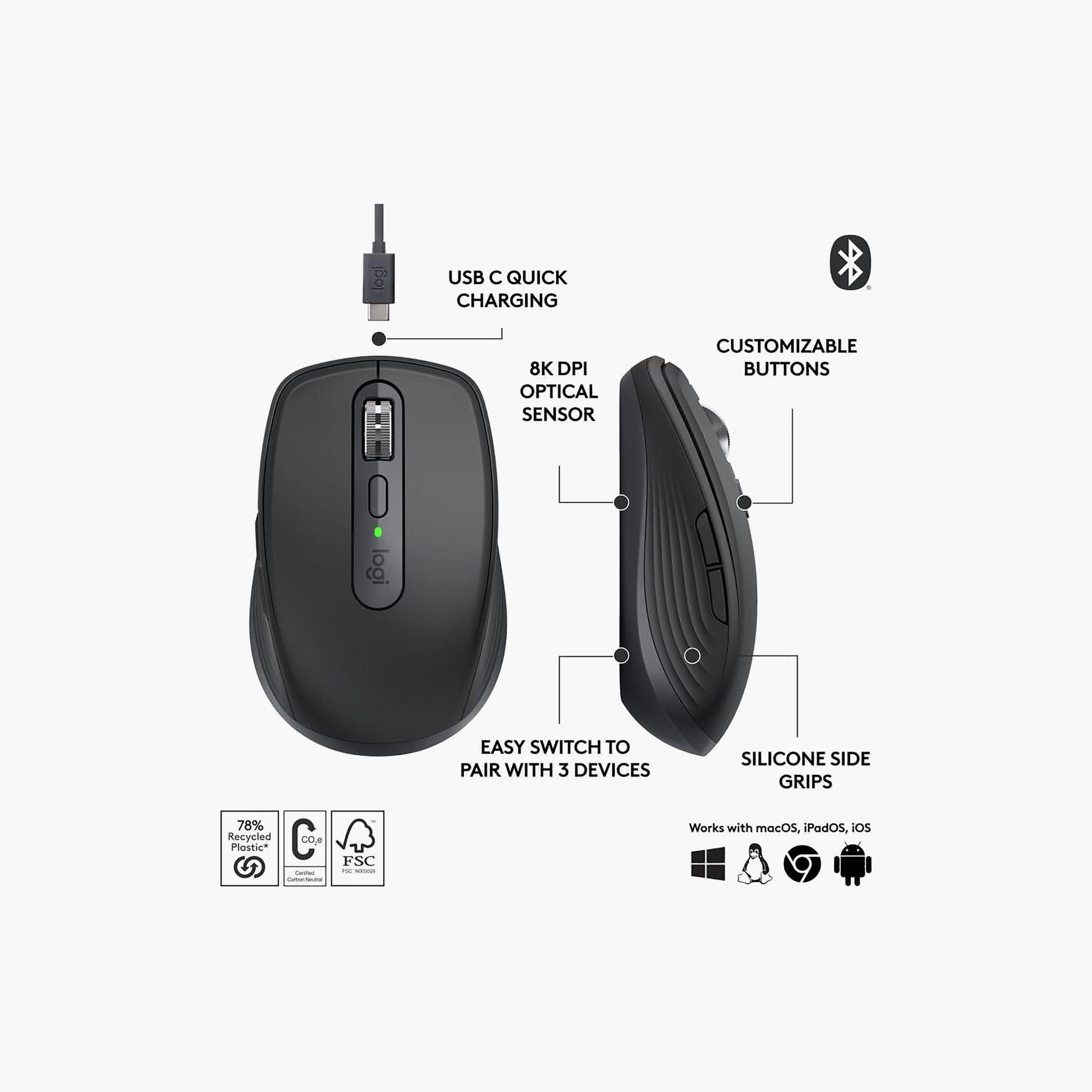 Logitech MX Anywhere 3S Compact Wireless Mouse Graphite | 910-006929-electronics-accessories-computeraccesories-image-2