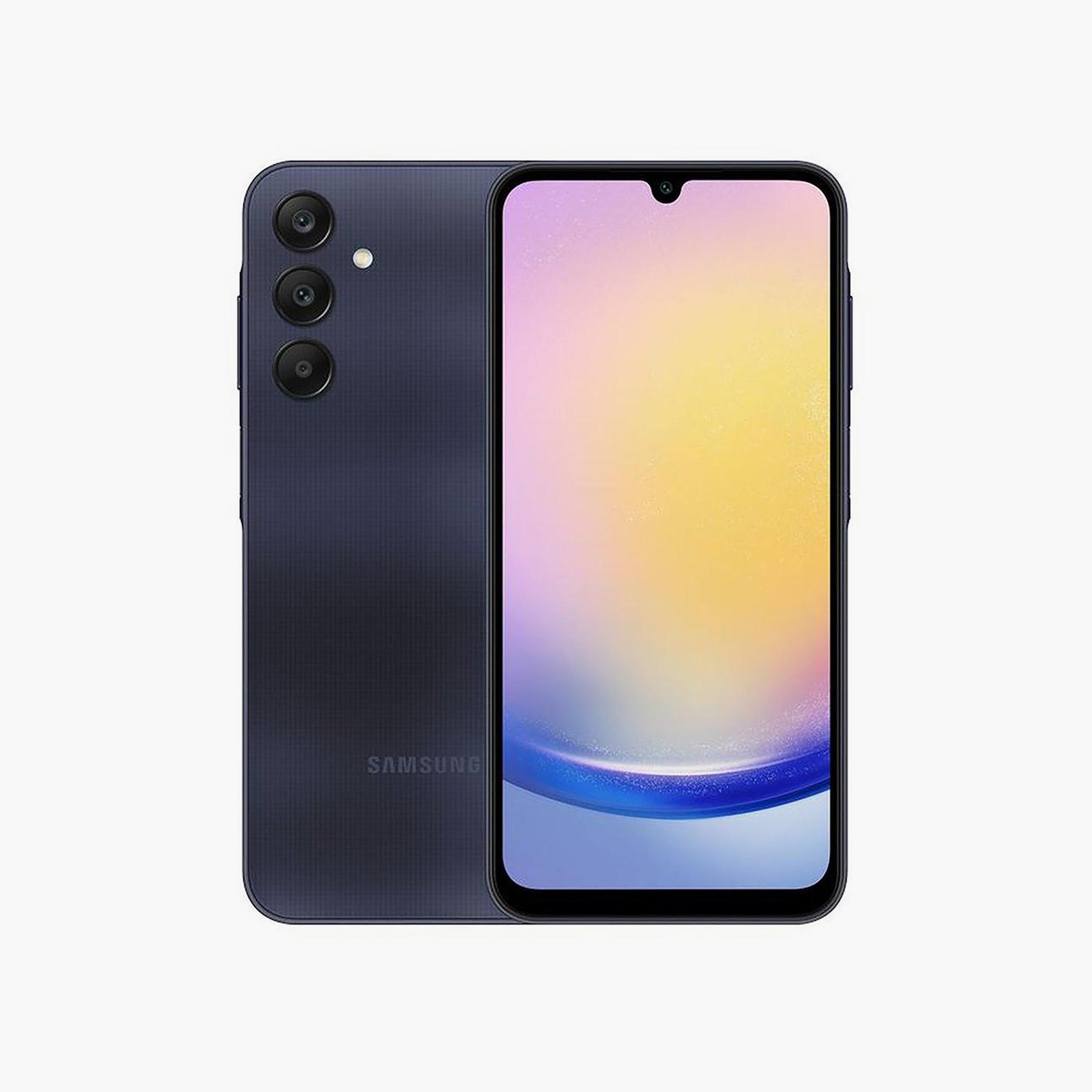 سامسونج جالاكسي A25 6 جيجابايت 128 جيجابايت أزرق أسود 5جي | SM-A256EZKDMEA-electronics-phones-image-1