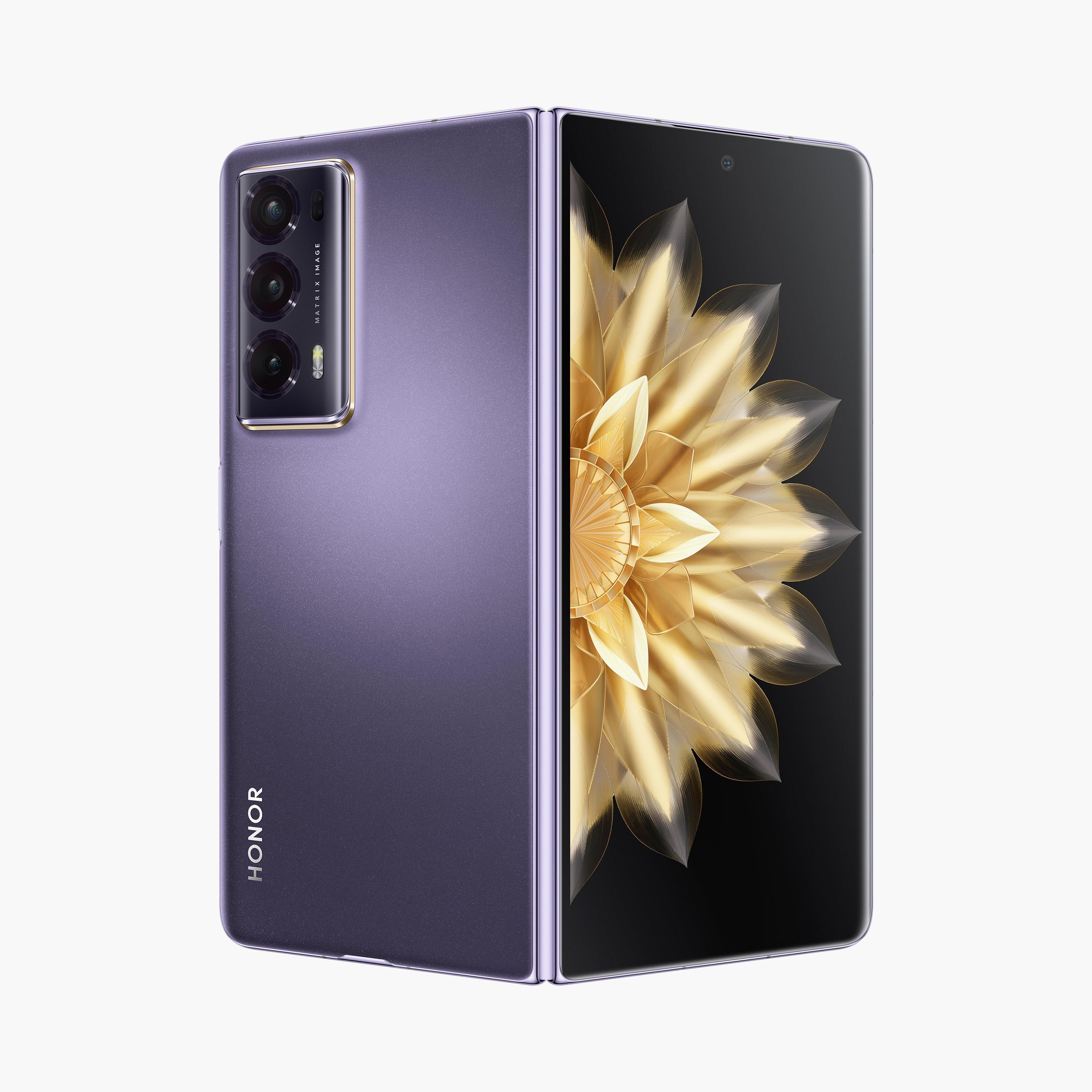 هونر ماجيك V2 مع 16 جيجابايت 512 جيجابايت زجاج بنفسجي 5جي | 5109BAWM-electronics-phones-image-1
