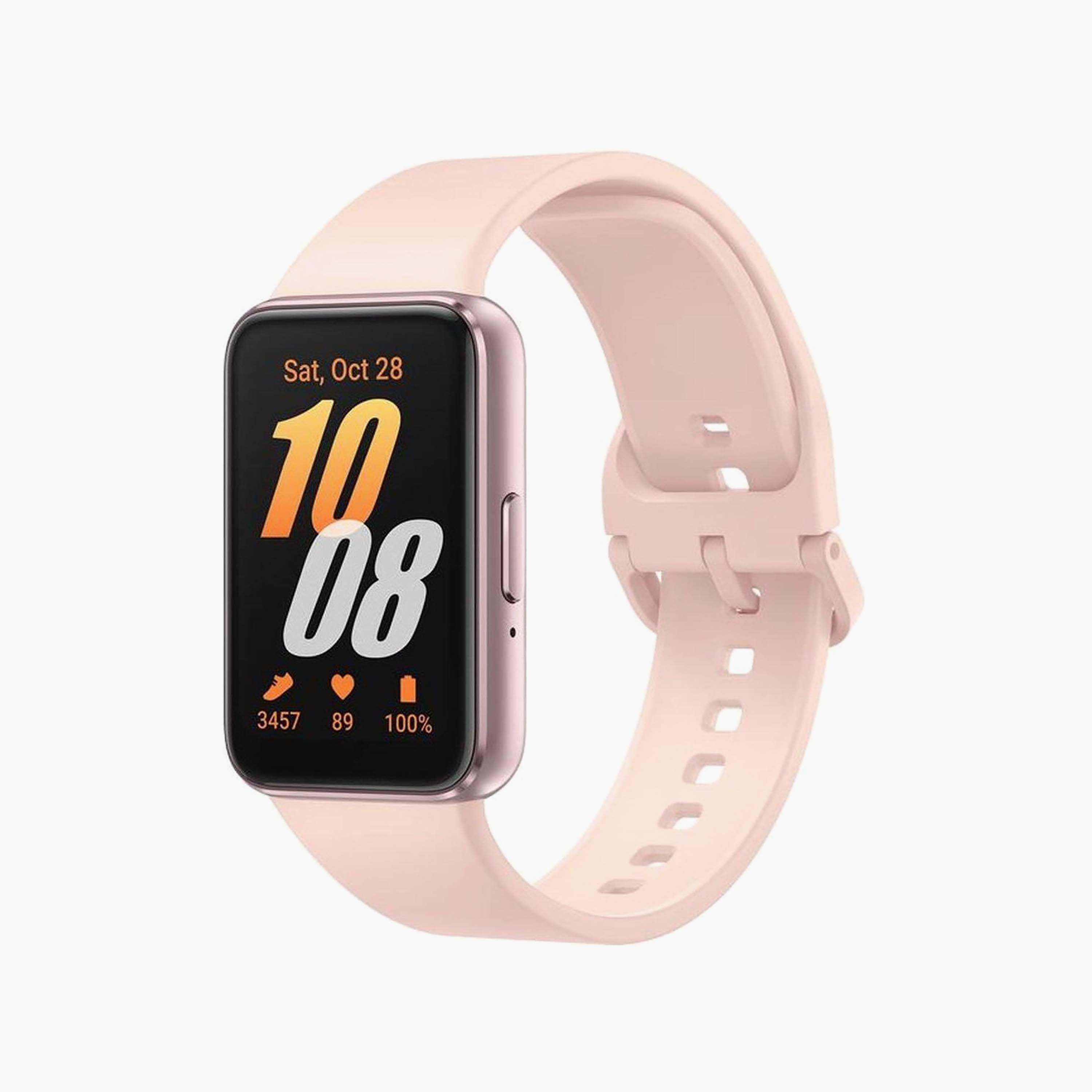 جهاز تعقب اللياقة البدنية من سامسونج جالاكسي فيت 3 باللون الوردي الذهبي | SM-R390NIDAMEA-electronics-smartwatches-image-1