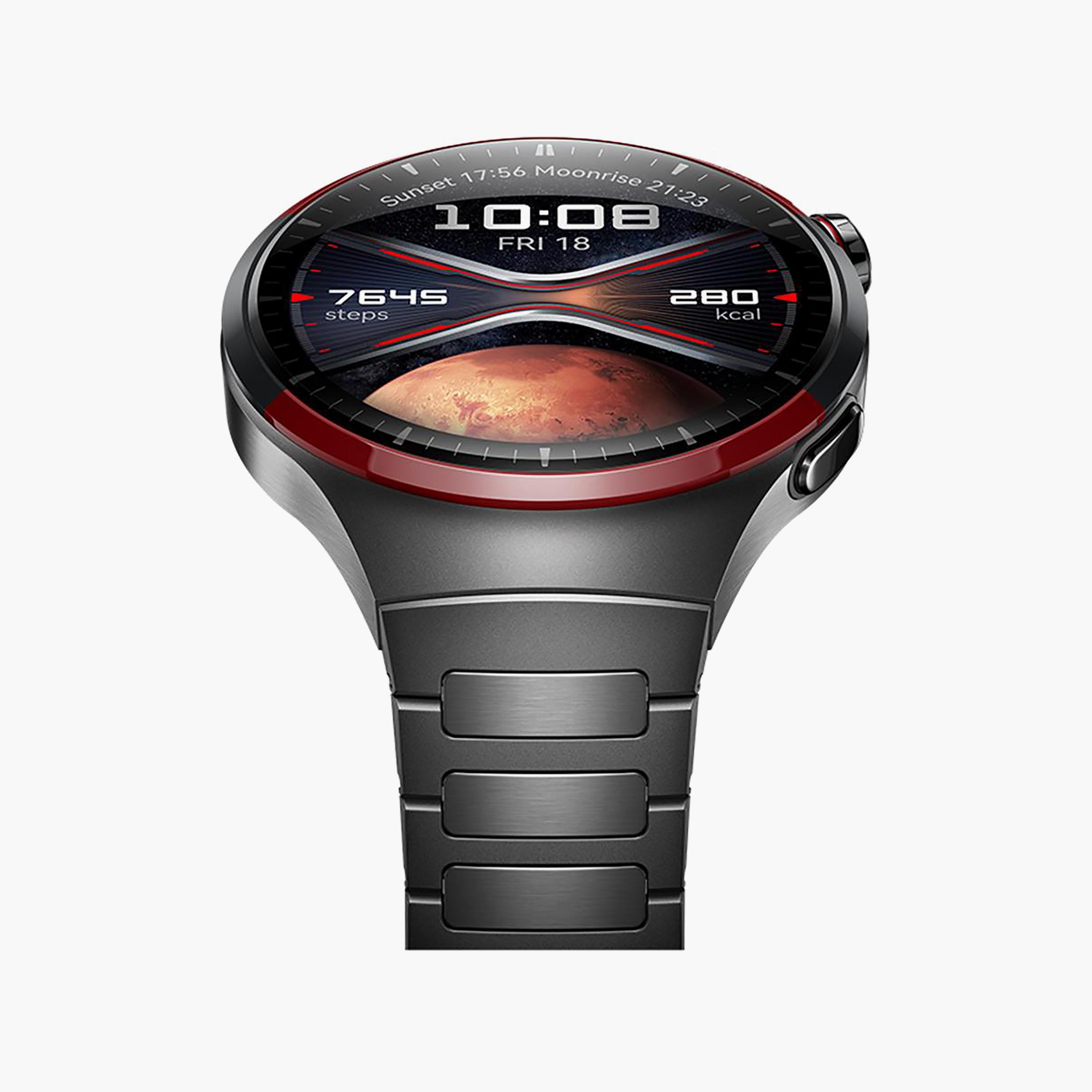 ساعة هواوي 4 برو إصدار الفضاء الذكية ذات زجاج ياقوتي كروي | HUW-WATCH4PRO-SPC-electronics-smartwatches-image-4