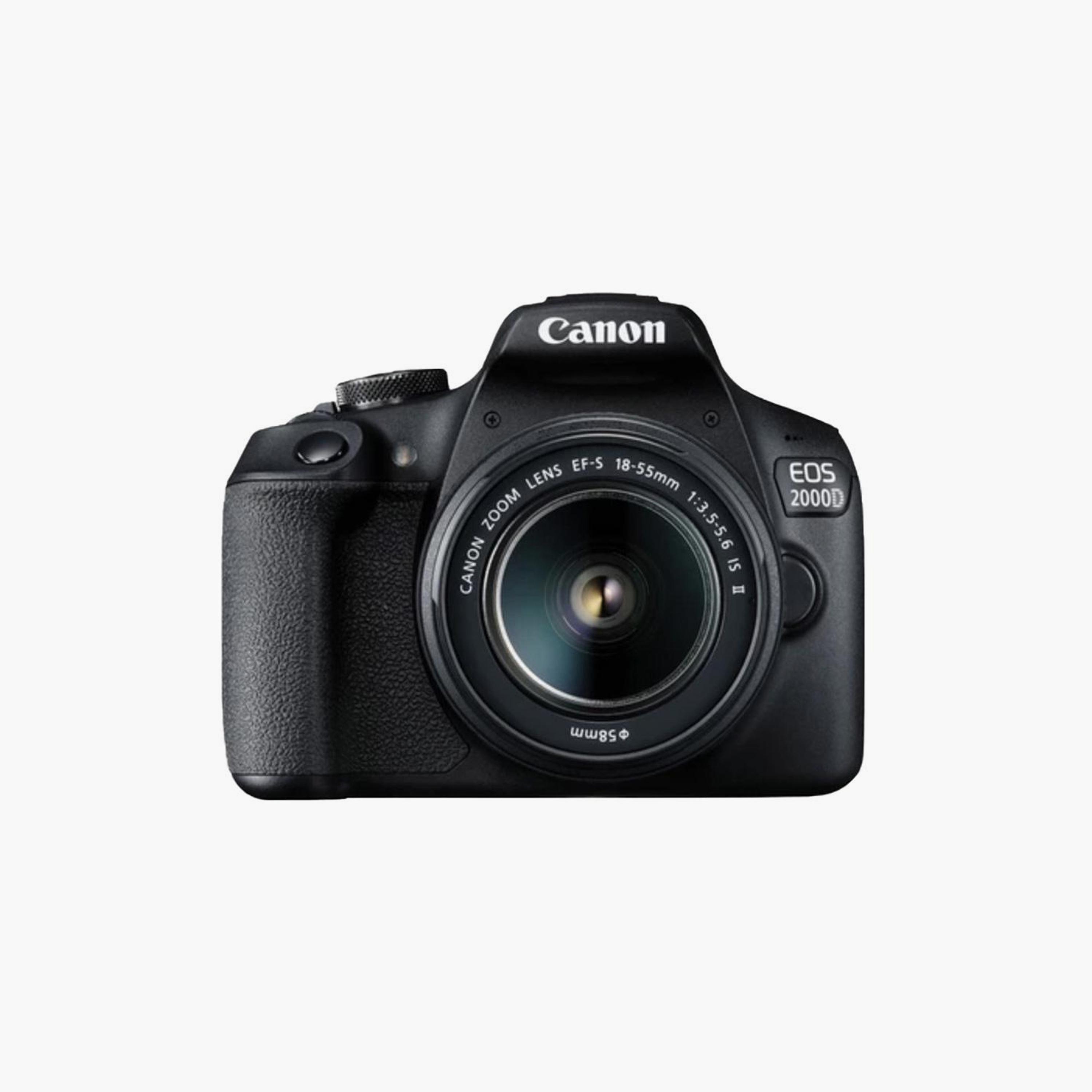Canon DSLR Camera with DC Lens 24.1 MP APS-C Sensor Optical Viewfinder | EOS 2000D+18-55-electronics-camera-image-1