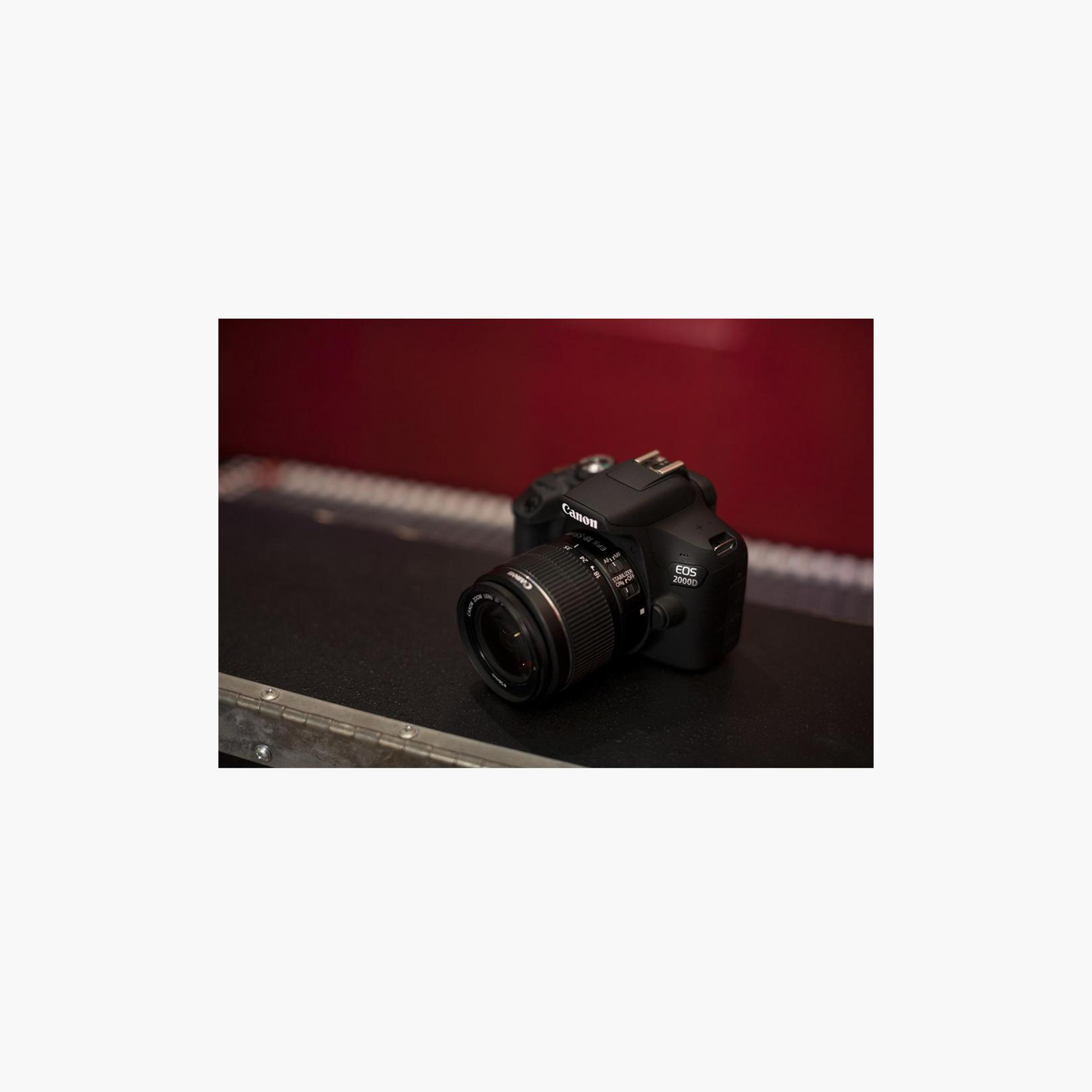 Canon DSLR Camera with DC Lens 24.1 MP APS-C Sensor Optical Viewfinder | EOS 2000D+18-55-electronics-camera-image-5