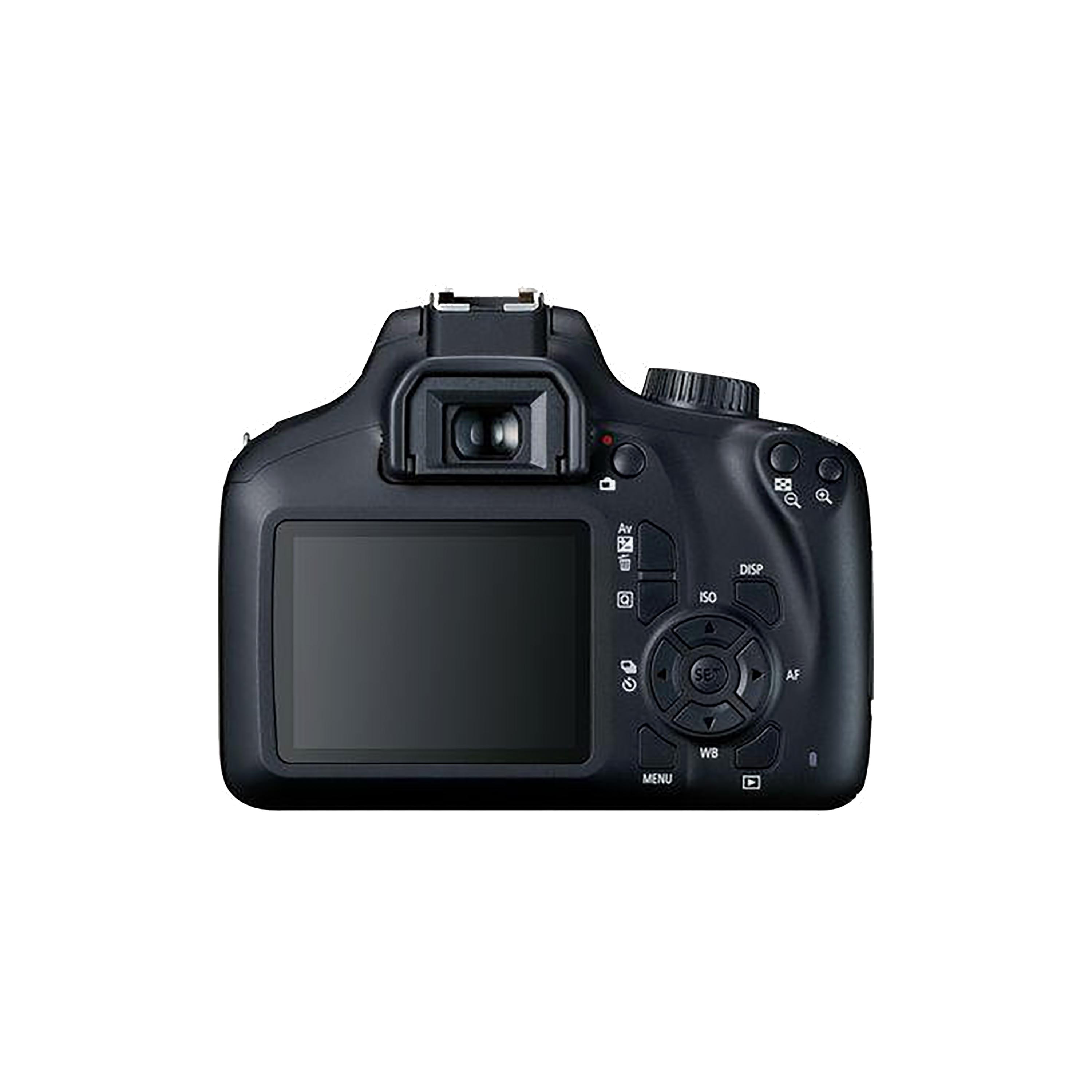 كاميرا كانون دي إس إل آر (DSLR) مع عدسة 18-55 ملم DC III باللون الأسود | EOS 4000D 18-55 DC III-electronics-camera-image-4