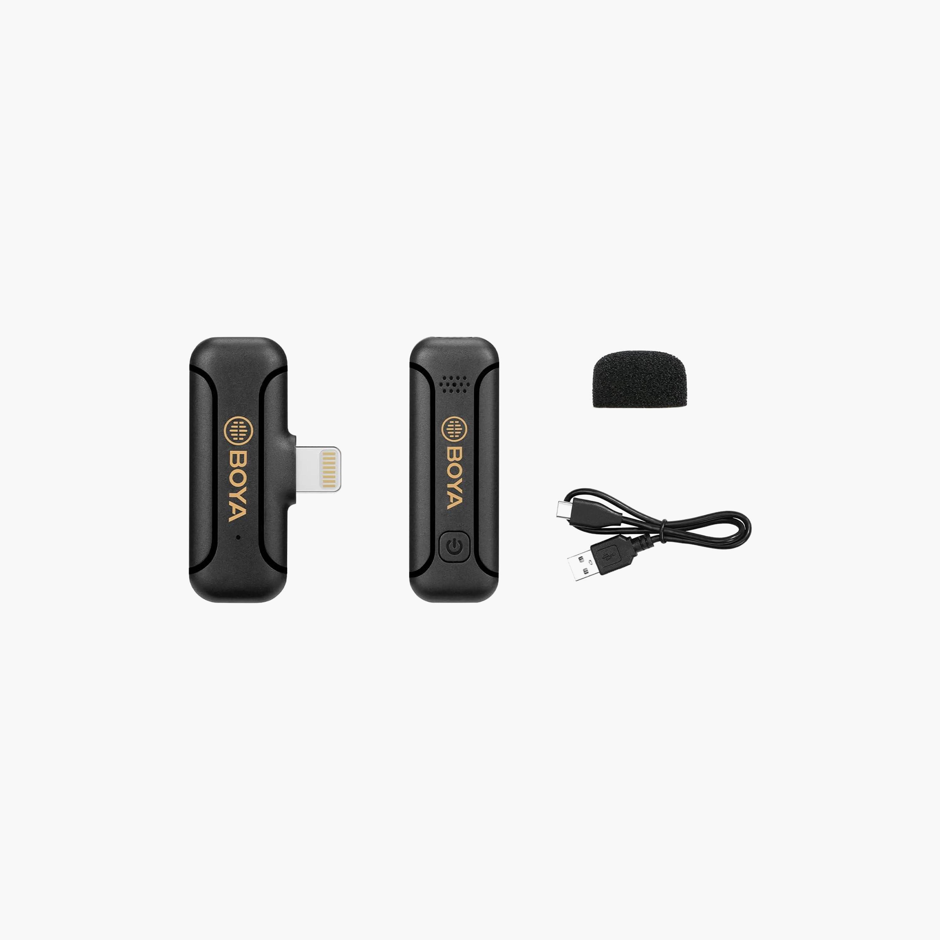 Boya 2.4GHZ Single-Channel Wireless Microphone System Compatible with iOS Devices | BY-WM3T2-D1-electronics-accessories-mobileaccesories-image-1