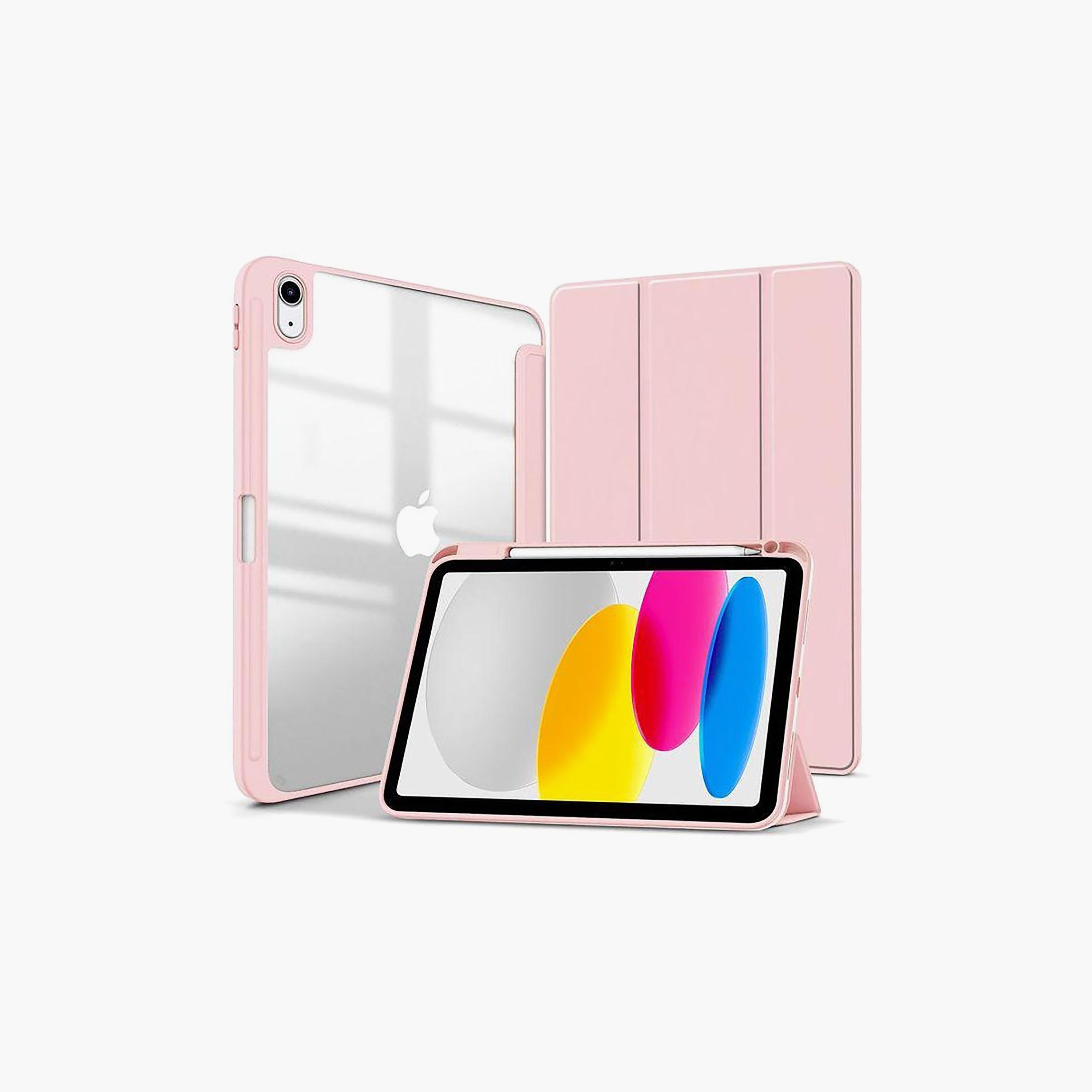 Hyphen Vega Eos Slim Folio Case for iPad 10.9-Inch (10th Gen) - Pink | HIC-IPFXPK6777-electronics-accessories-computeraccesories-image-1