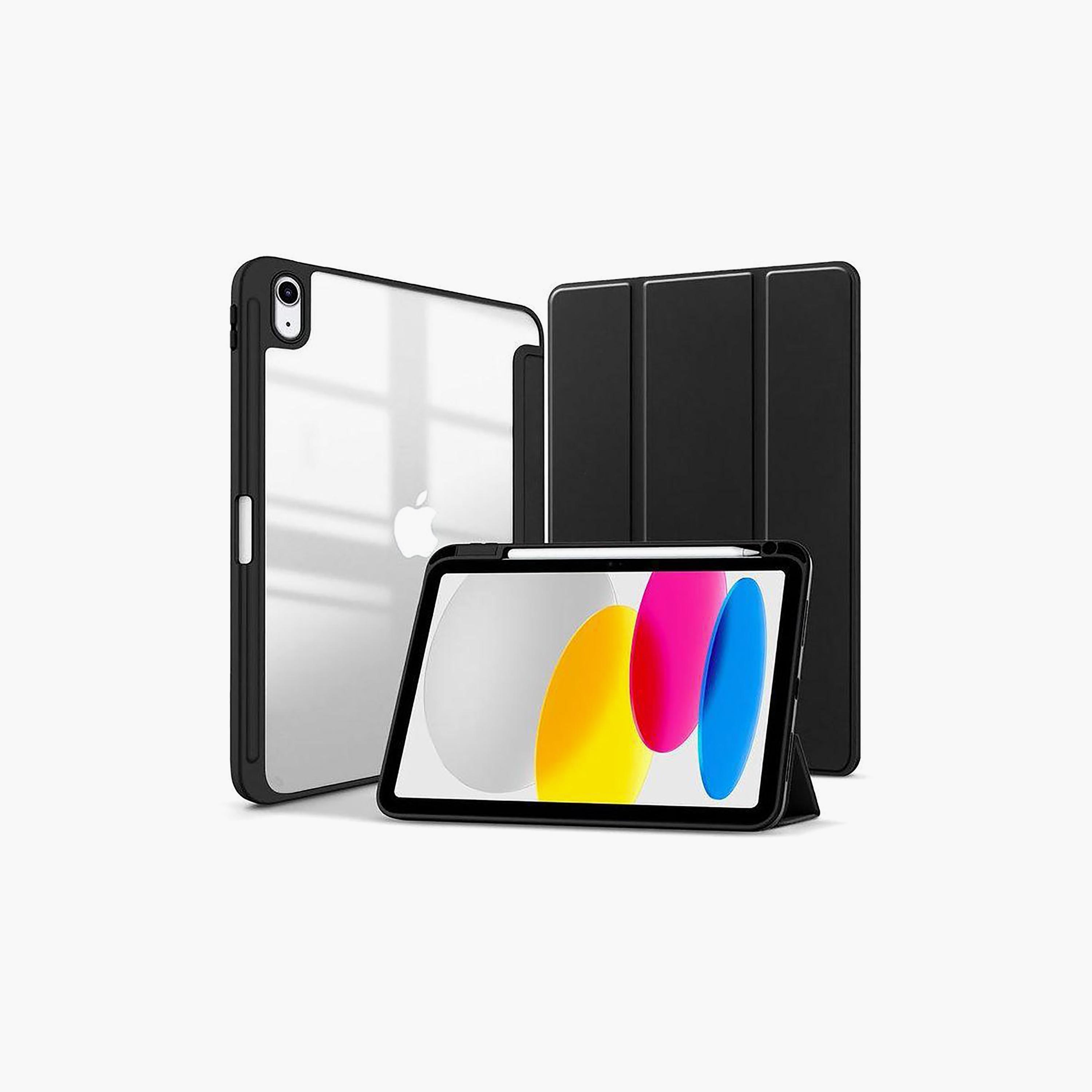 Hyphen Vega Eos Slim Folio Case for iPad 10.9-Inch (10th Gen) - Black | HIC-IPFXBK6753-electronics-accessories-computeraccesories-image-1