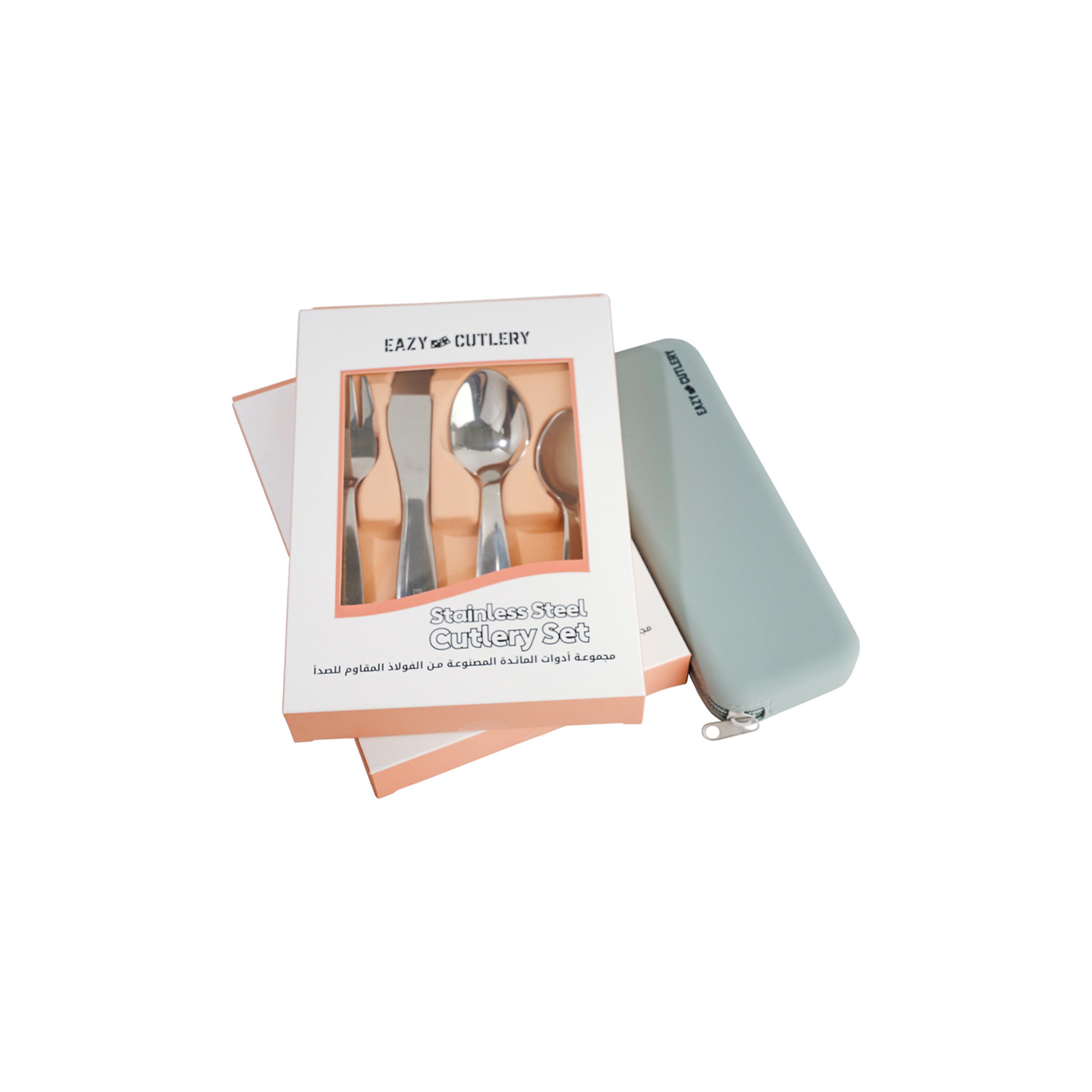 Eazy Kids 4-Piece Cutlery Set with Silicon Pouch-baby-feeding-mealtimeessentials-image-7