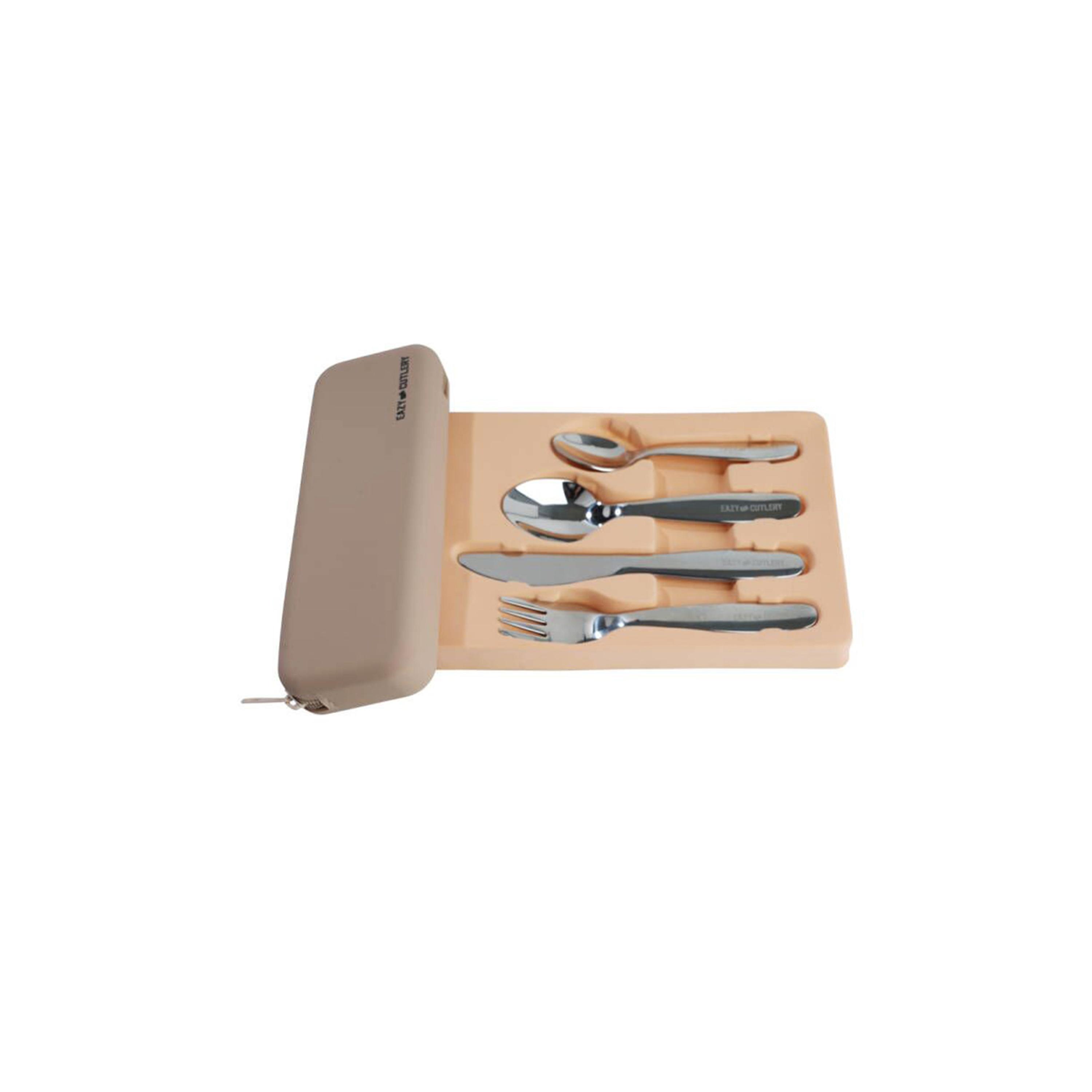 Eazy Kids 4-Piece Cutlery Set with Silicon Pouch-baby-feeding-mealtimeessentials-image-4