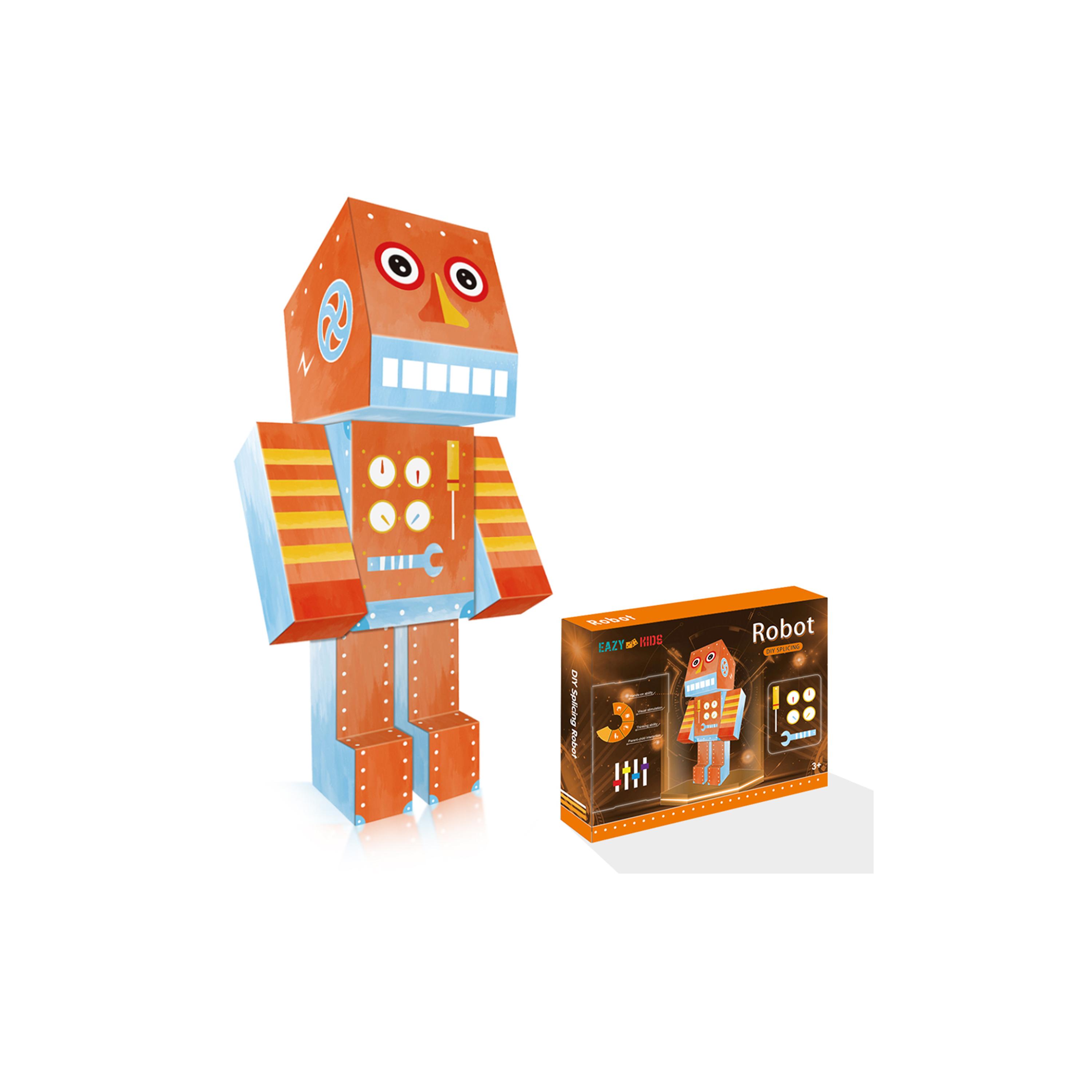 Eazy Kids DIY Doodle Colouring Art Kit, Robot-school-artsandcrafts-image-1