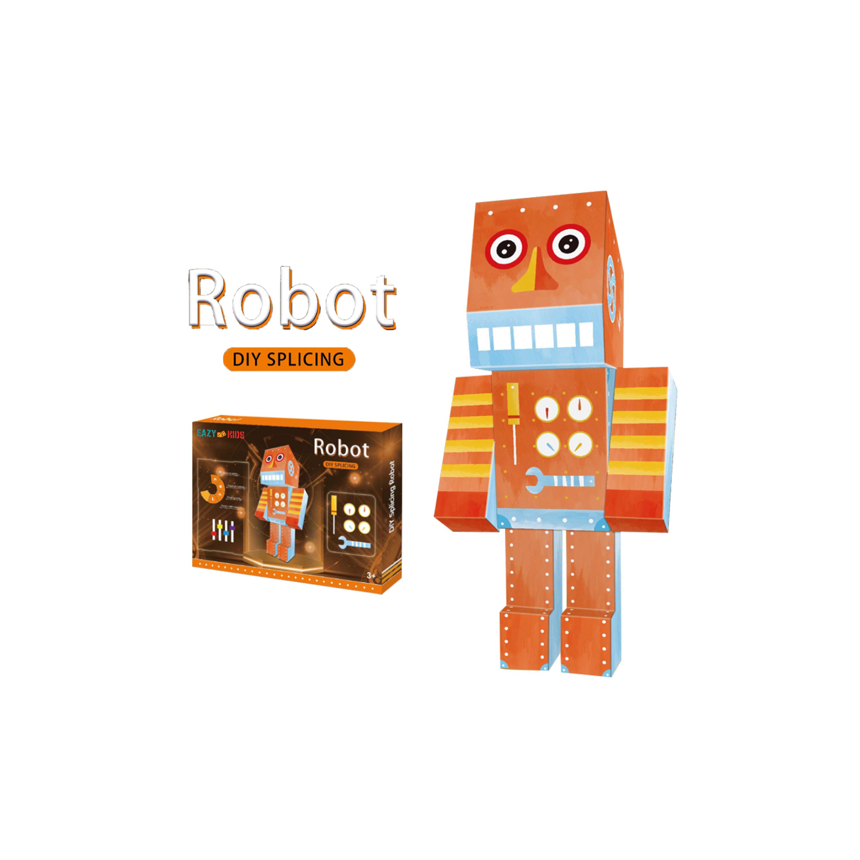 Eazy Kids DIY Doodle Colouring Art Kit, Robot-school-artsandcrafts-image-3