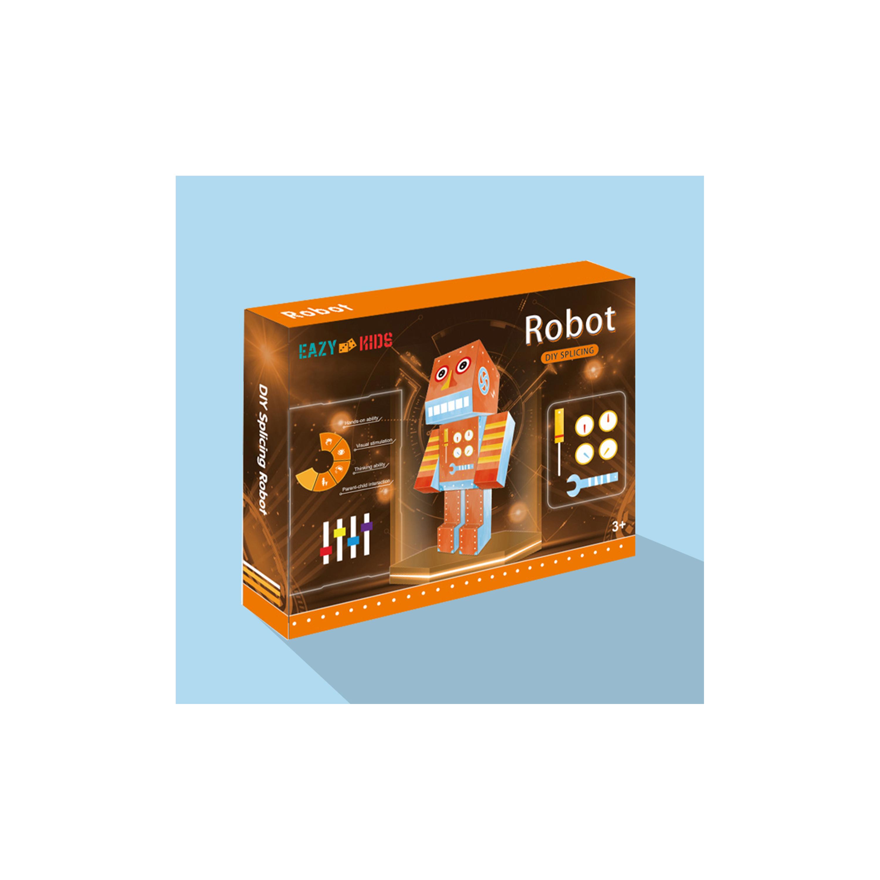 Eazy Kids DIY Doodle Colouring Art Kit, Robot-school-artsandcrafts-image-4