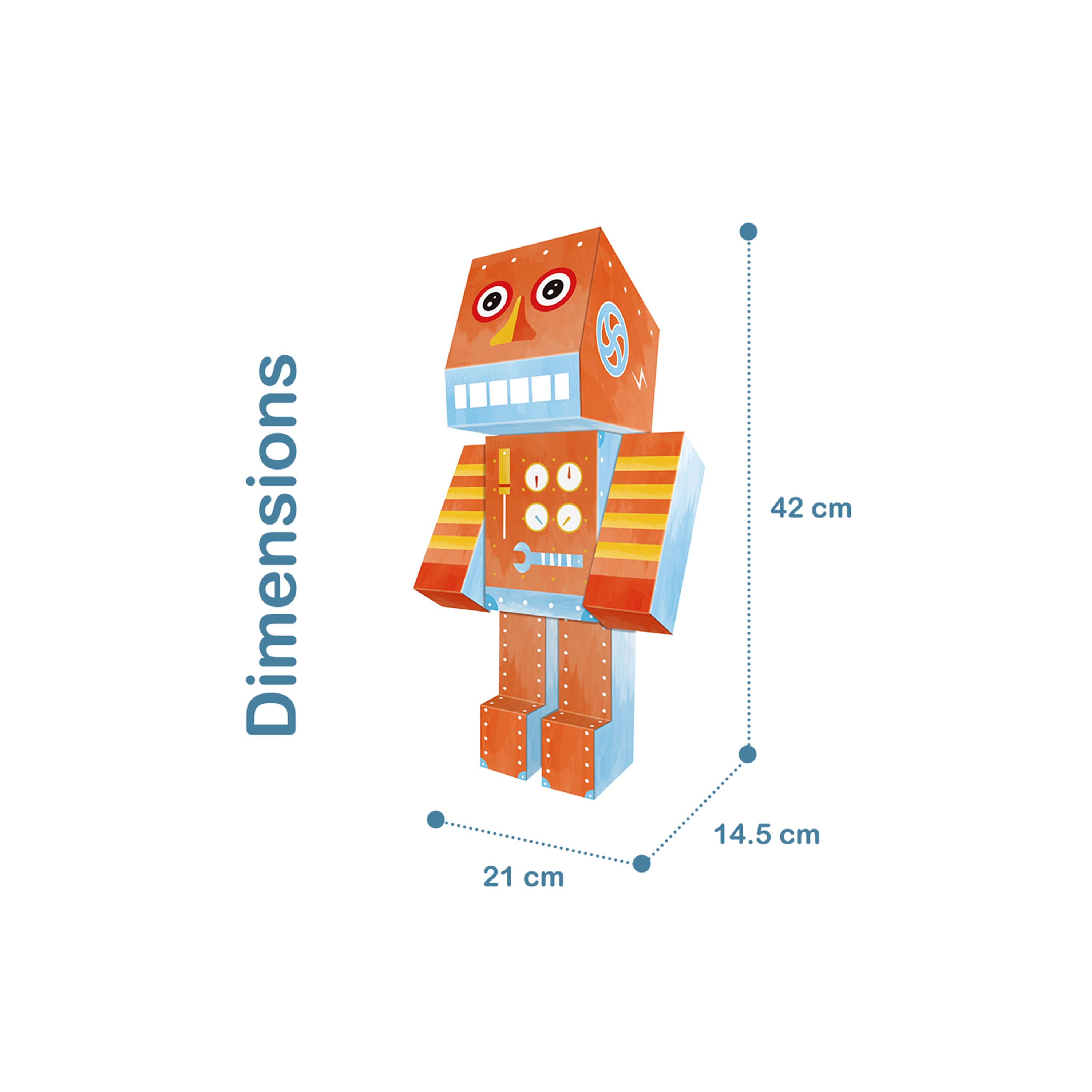 Eazy Kids DIY Doodle Colouring Art Kit, Robot-school-artsandcrafts-image-5