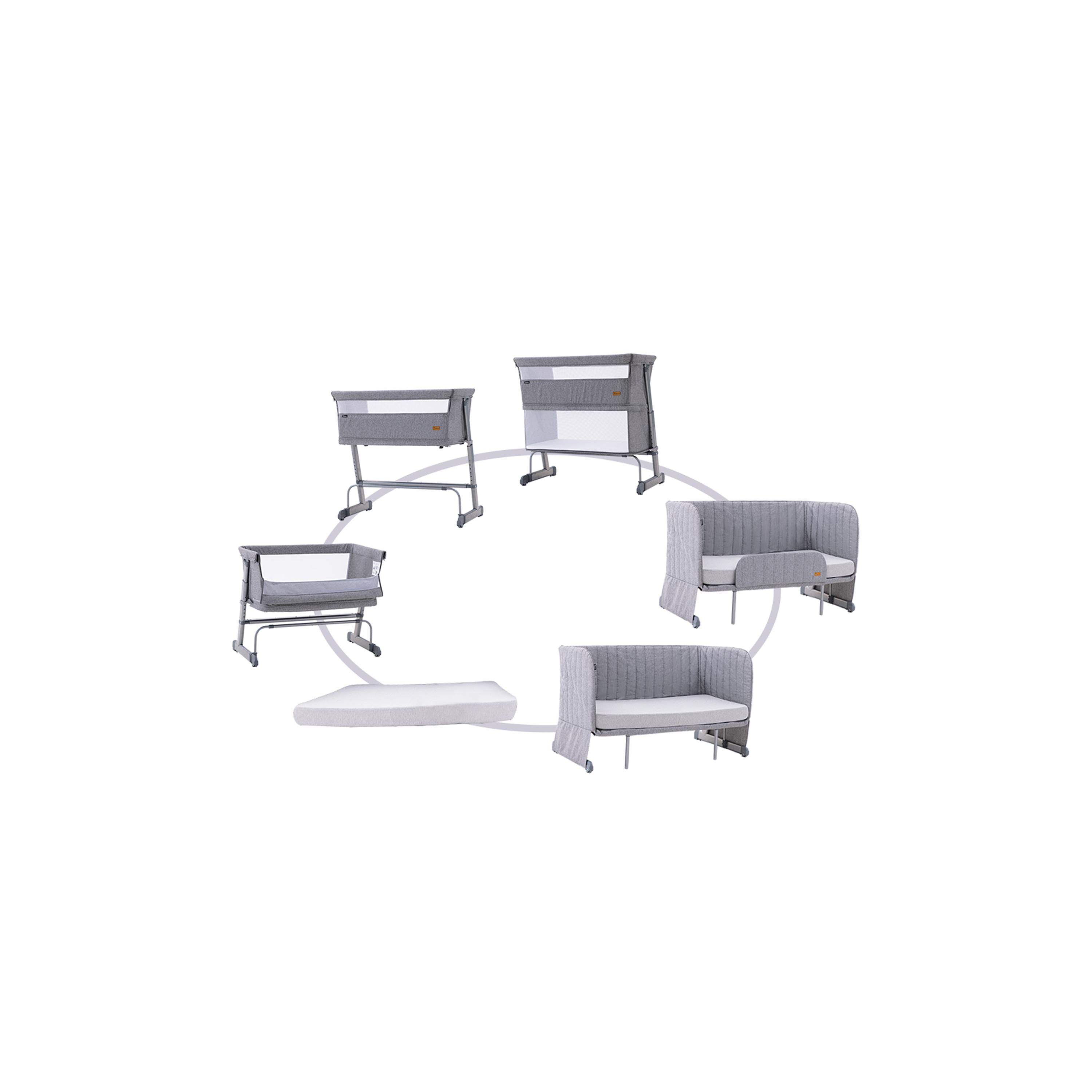 Teknum All-In-1 Bedside Crib Cot & Sofa Expansion Pack , 0-4Years-baby-nursery-furniture-cribsandbeds-bassinets-image-1