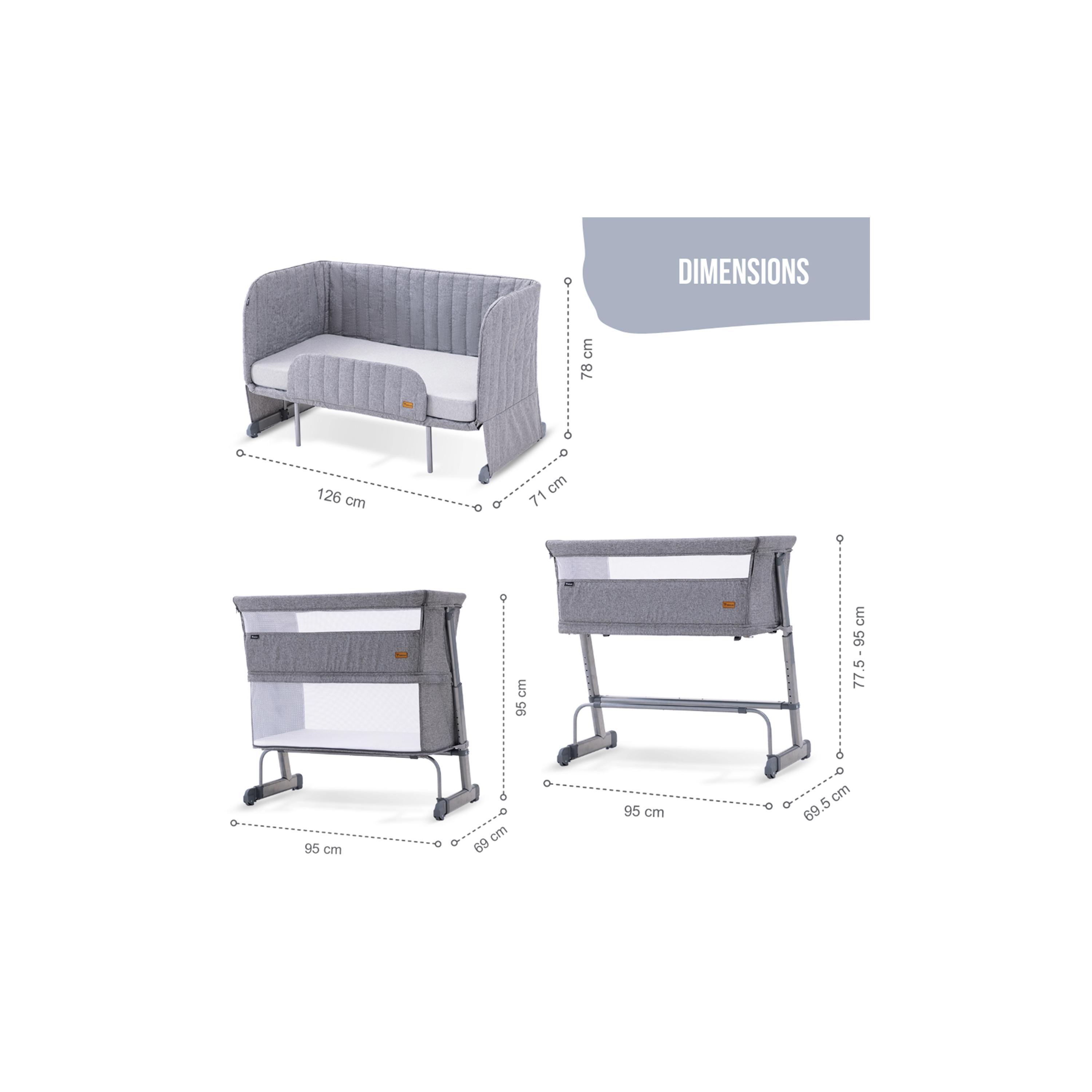 Teknum All-In-1 Bedside Crib Cot & Sofa Expansion Pack , 0-4Years-baby-nursery-furniture-cribsandbeds-bassinets-image-11
