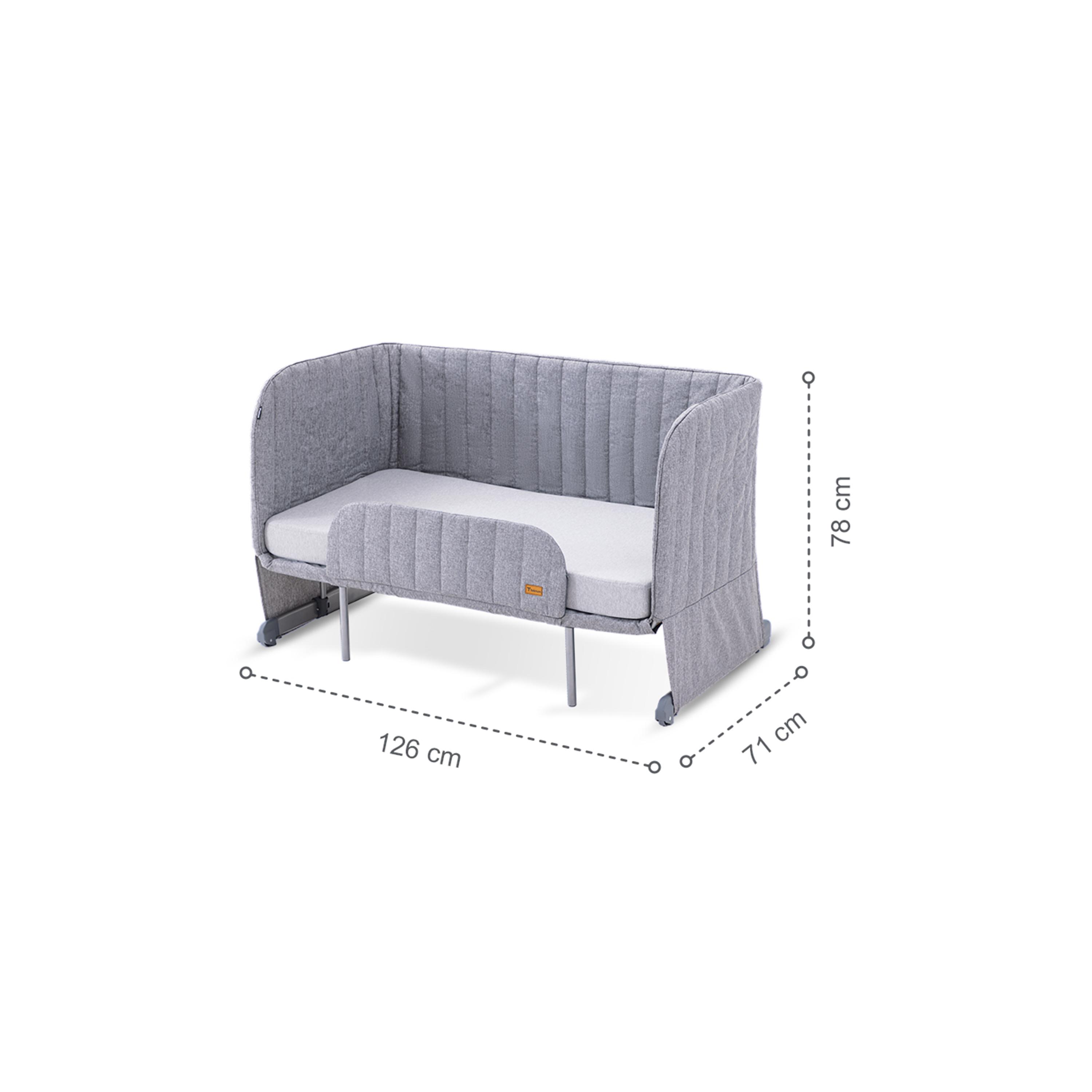 Teknum All-In-1 Bedside Crib Cot & Sofa Expansion Pack , 0-4Years-baby-nursery-furniture-cribsandbeds-bassinets-image-7