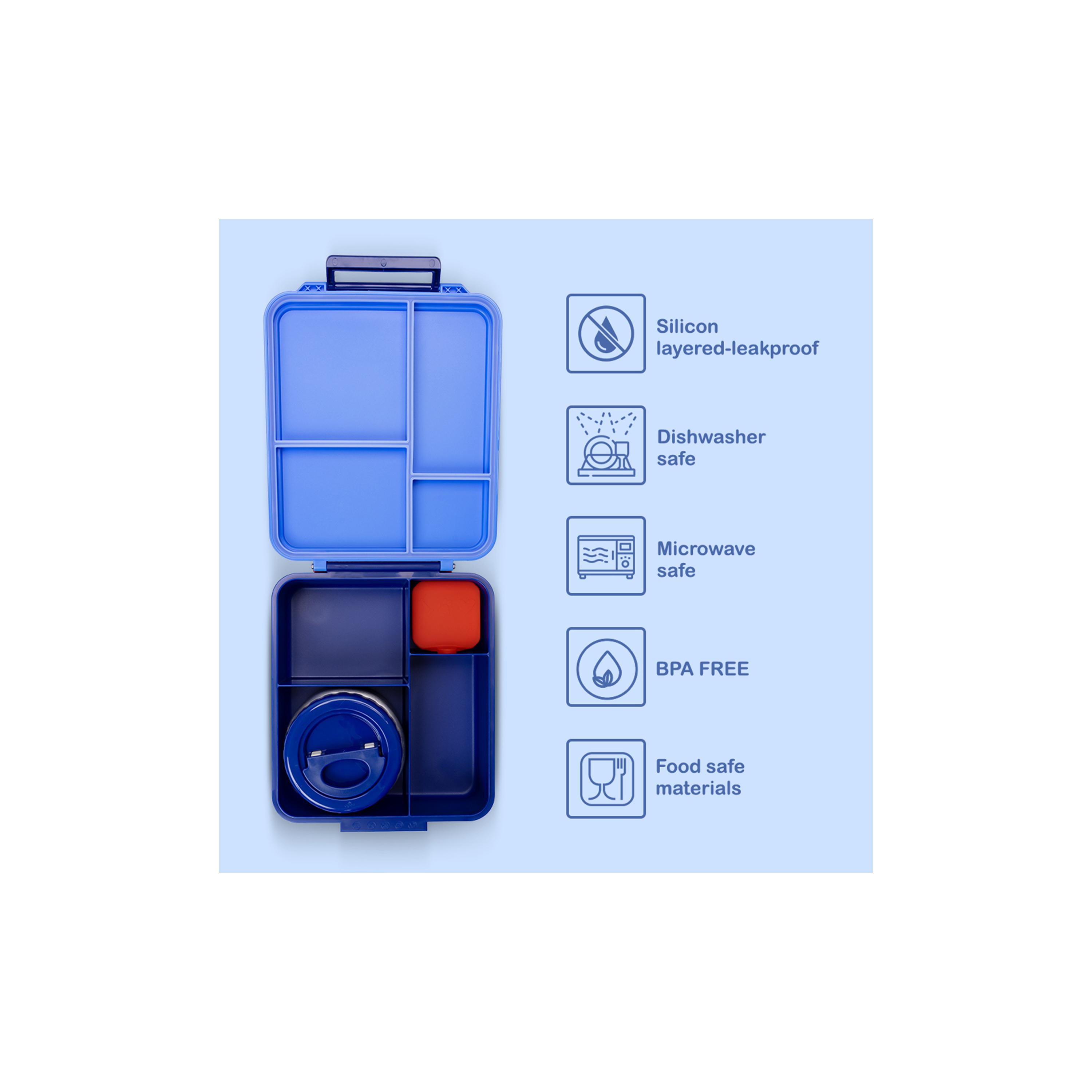 صندوق غداء بينتو جامبو مع ترمس وجرة غمس من إيزي كيدز-school-lunchessentials-lunchboxes-image-7