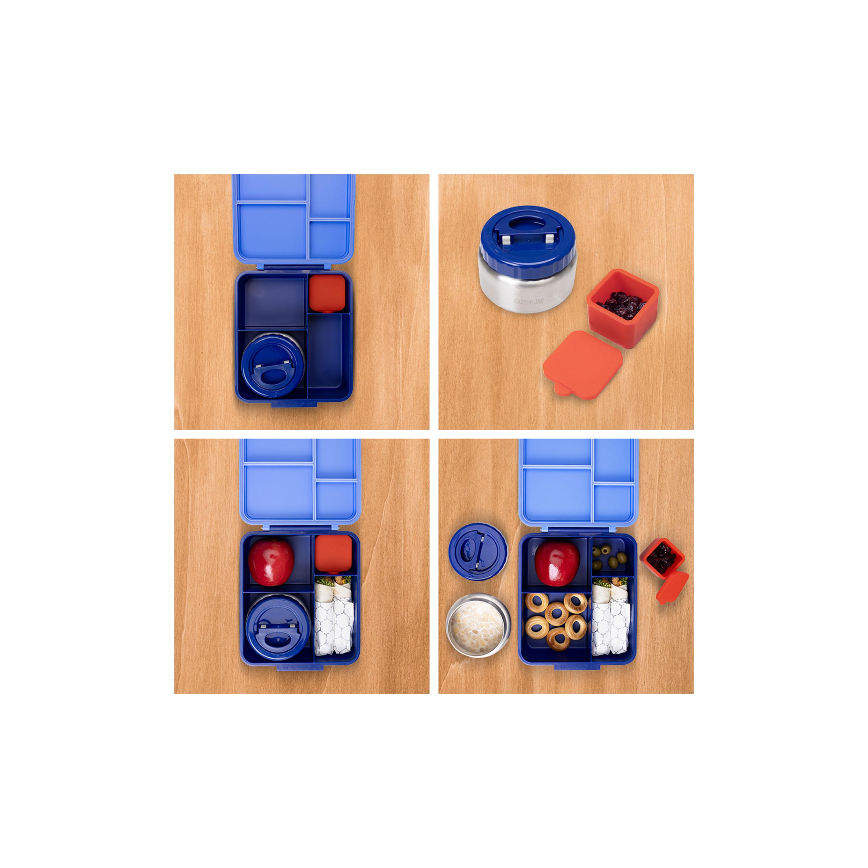 صندوق غداء بينتو جامبو مع ترمس وجرة غمس من إيزي كيدز-school-lunchessentials-lunchboxes-image-8