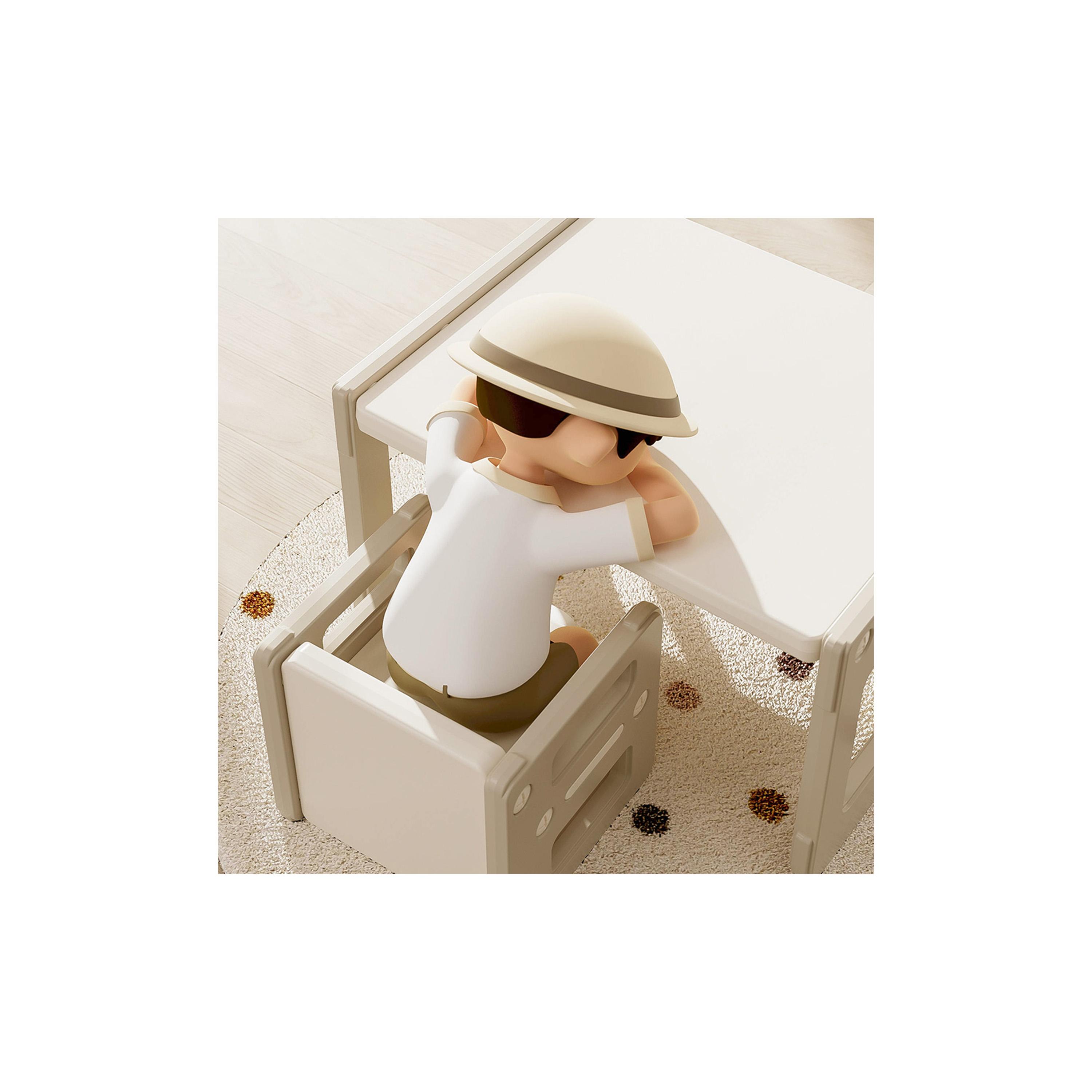 Little Story Study Table with Chair, Beige-baby-nursery-furniture-chairsandtables-image-5