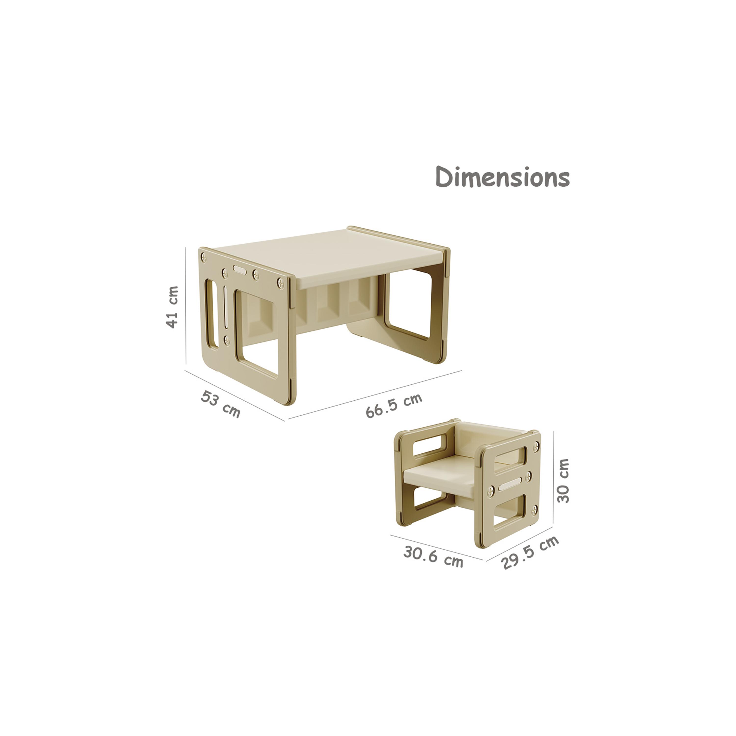 Little Story Study Table with Chair, Beige-baby-nursery-furniture-chairsandtables-image-8