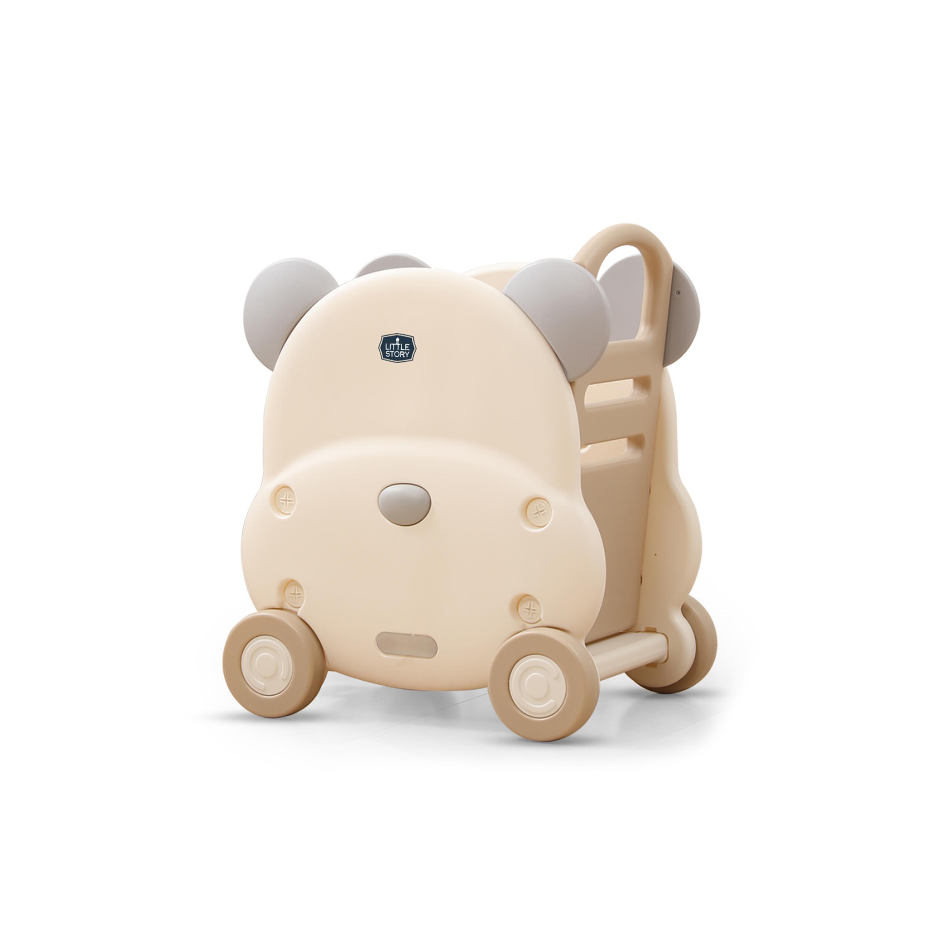 عربة التسوق وتخزين الألعاب من ليتل ستوري، دب، بيج-toys-roleplay-supermarketandshoppingsets-image-1