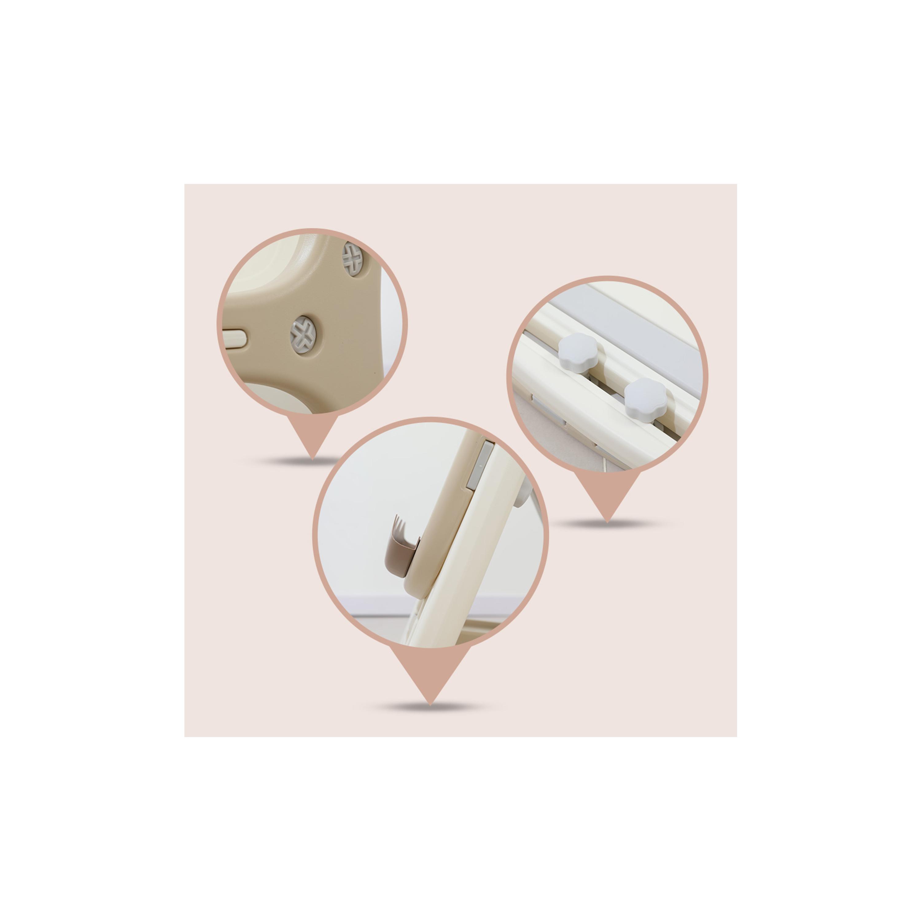 Little Story Drawing Board with Chair & Accessory Set, Beige-school-artsandcrafts-image-3
