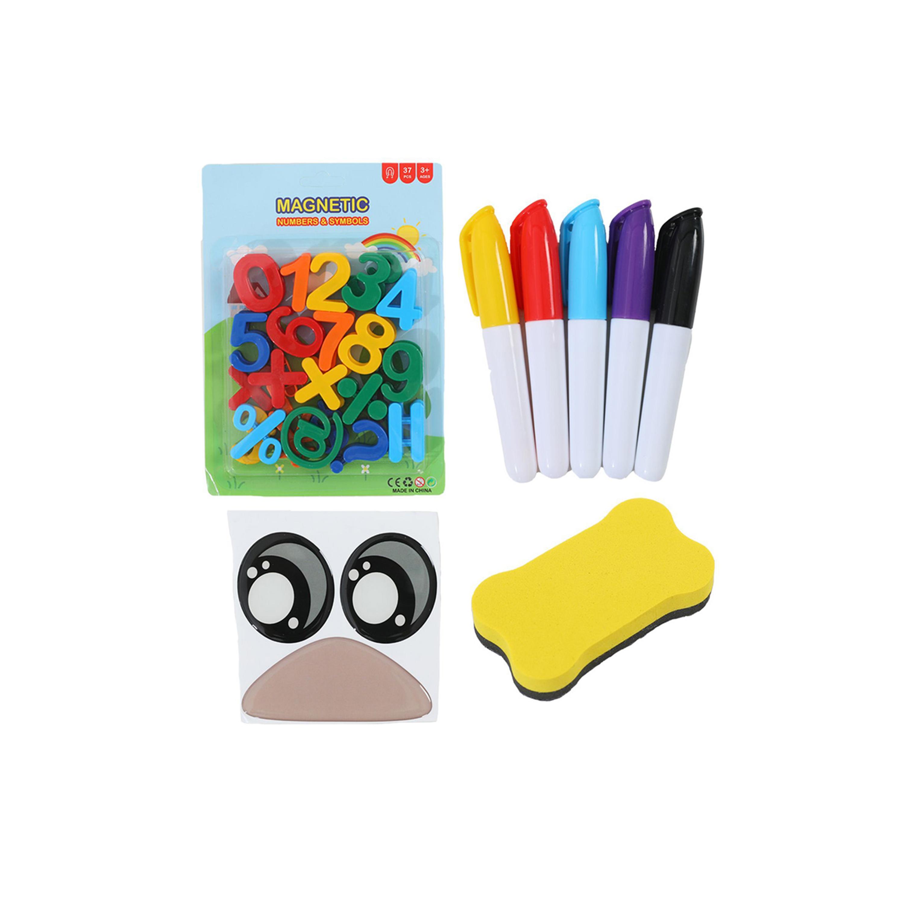 Little Story Drawing Board with Chair & Accessory Set, Beige-school-artsandcrafts-image-6