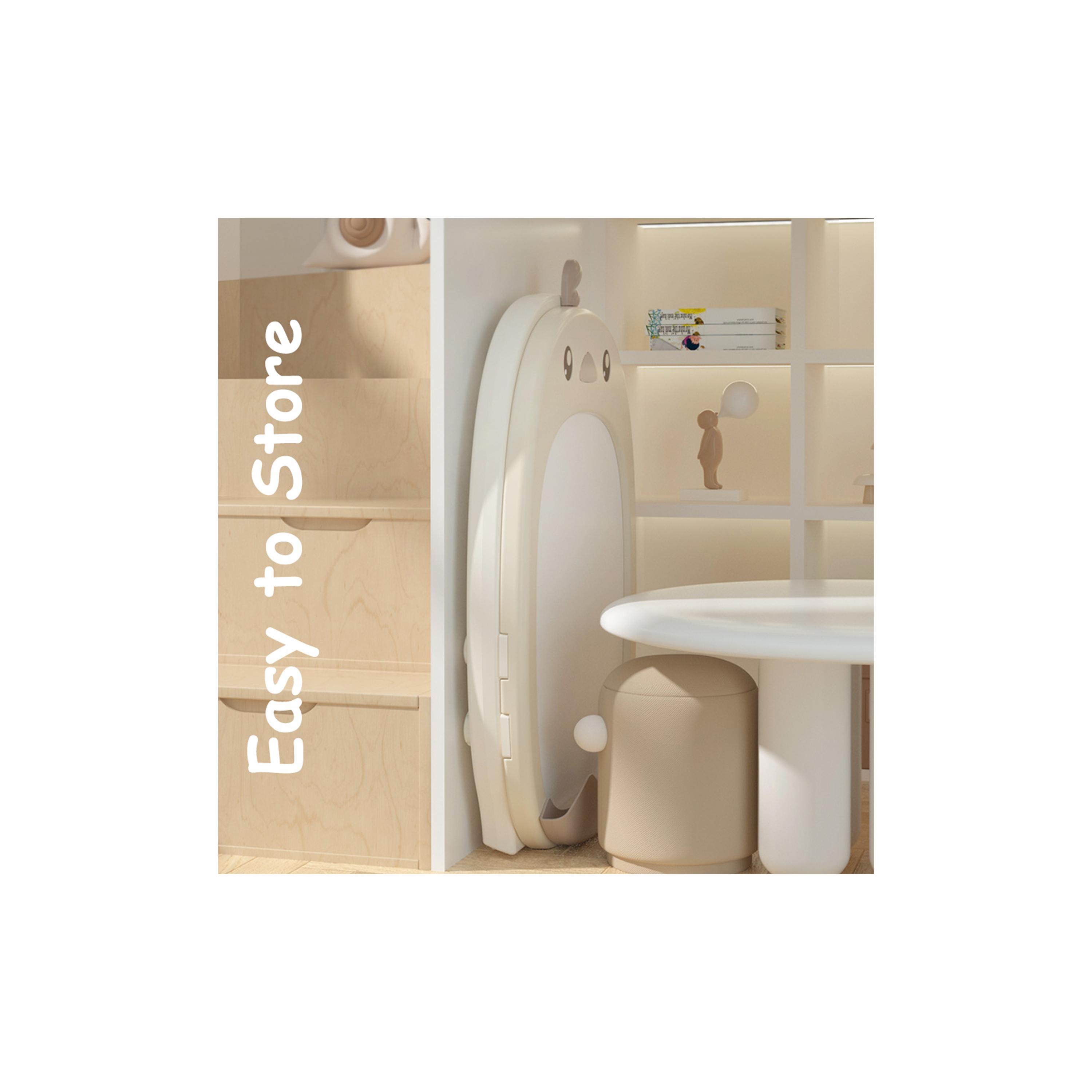Little Story Drawing Board with Chair & Accessory Set, Beige-school-artsandcrafts-image-9