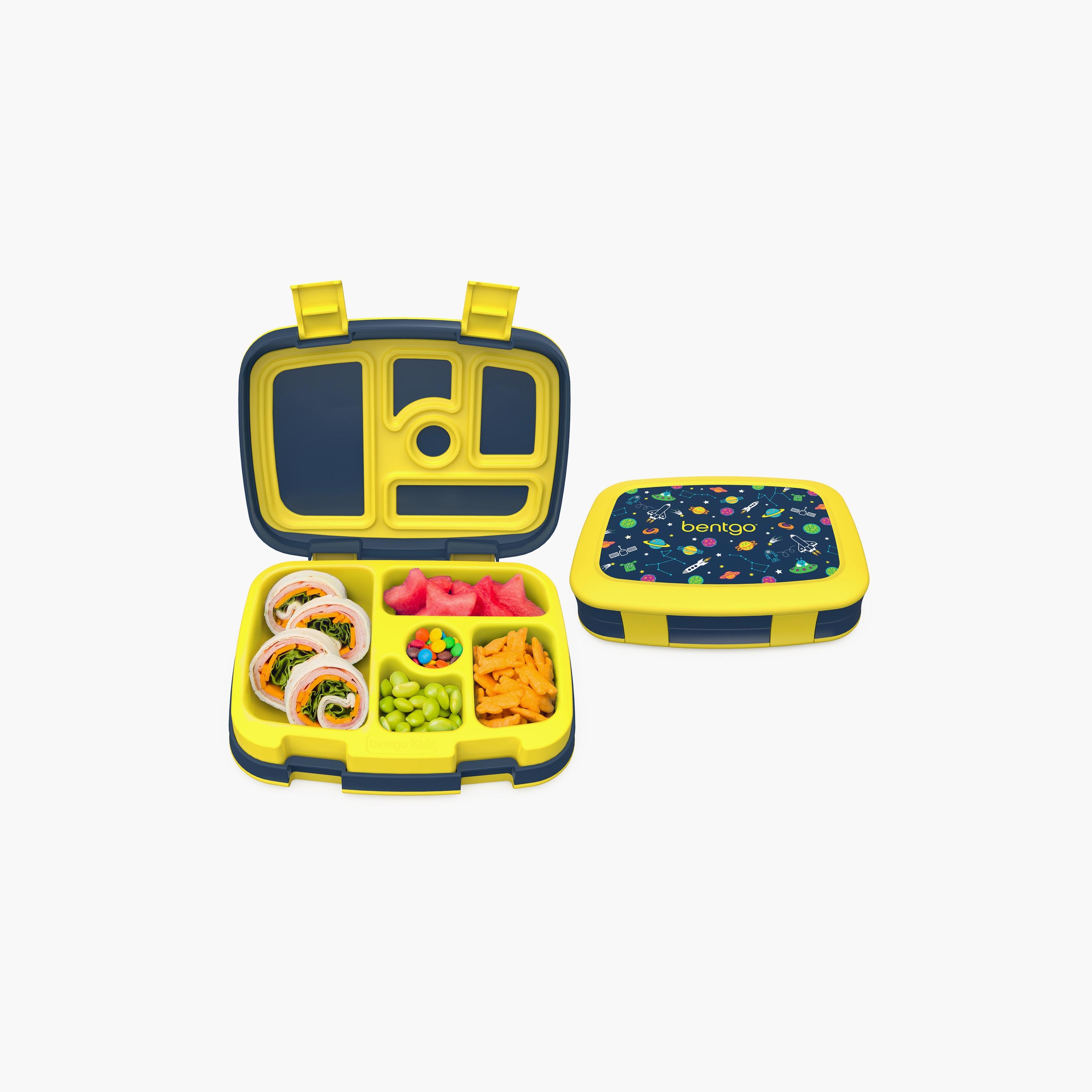 علبة غداء بطبعة الفضاء من بينتجو - أزرق-school-lunchessentials-lunchboxes-image-1