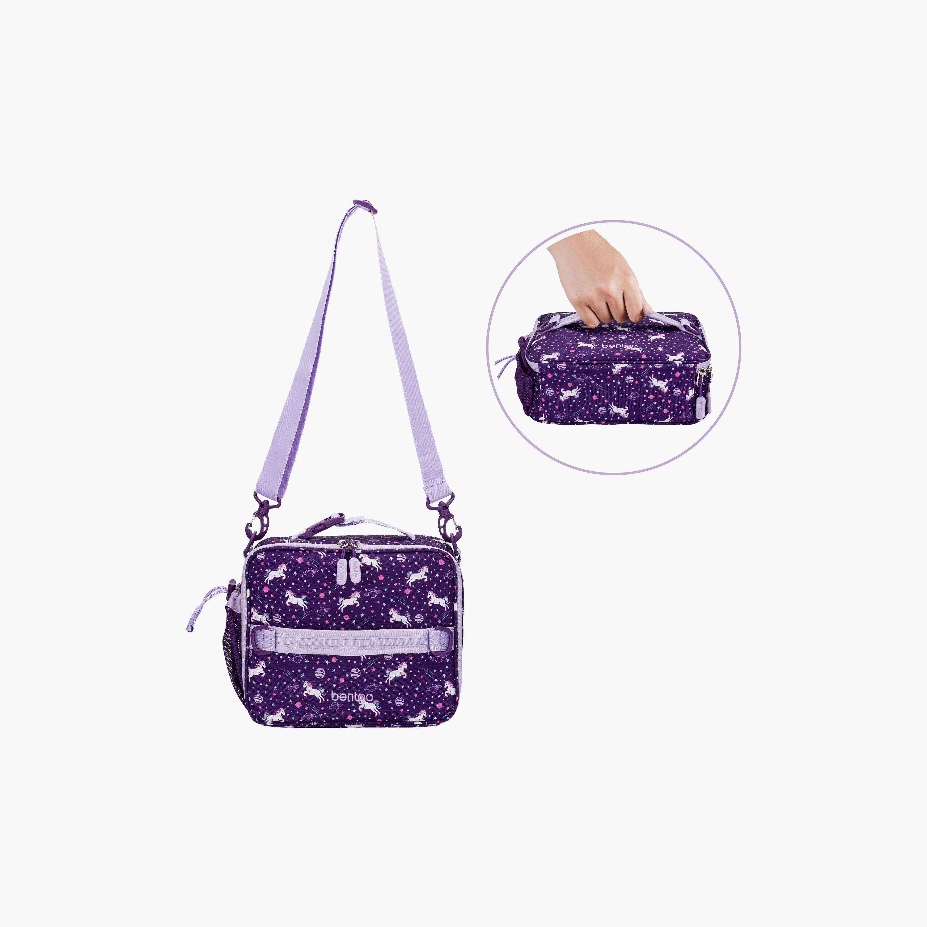 حقيبة غداء بطبعة يونيكورن من بينتجو - أزرق-school-lunchessentials-lunchbags-image-2